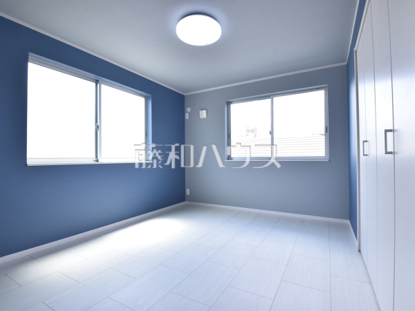 各居室は2面採光により、明るく開放的な空間となっています。　【西東京市保谷町３丁目】