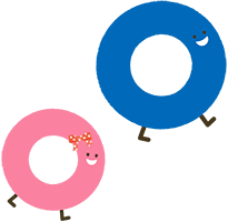 パステルカラーのトーワ&トワワ