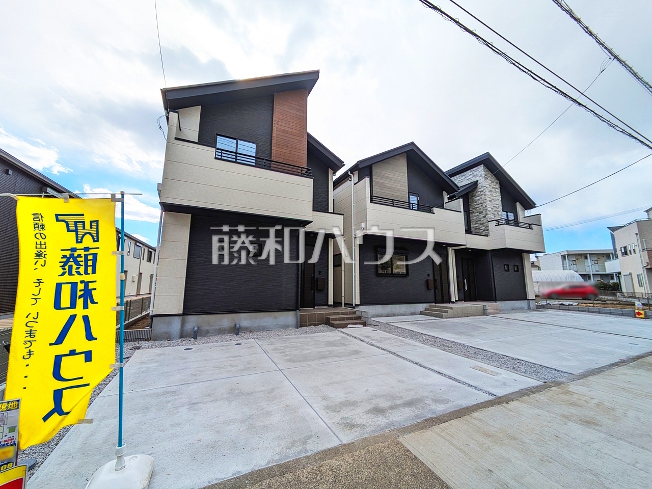 ≪現場風景≫堂々完成、いつでもご内覧いただけます！ぜひ実物をご覧いただきたく思います。喜んでご案内いたしますのでお気軽にお問合せ下さい。　　【調布市飛田給３丁目】
／撮影日：2025年2月7日