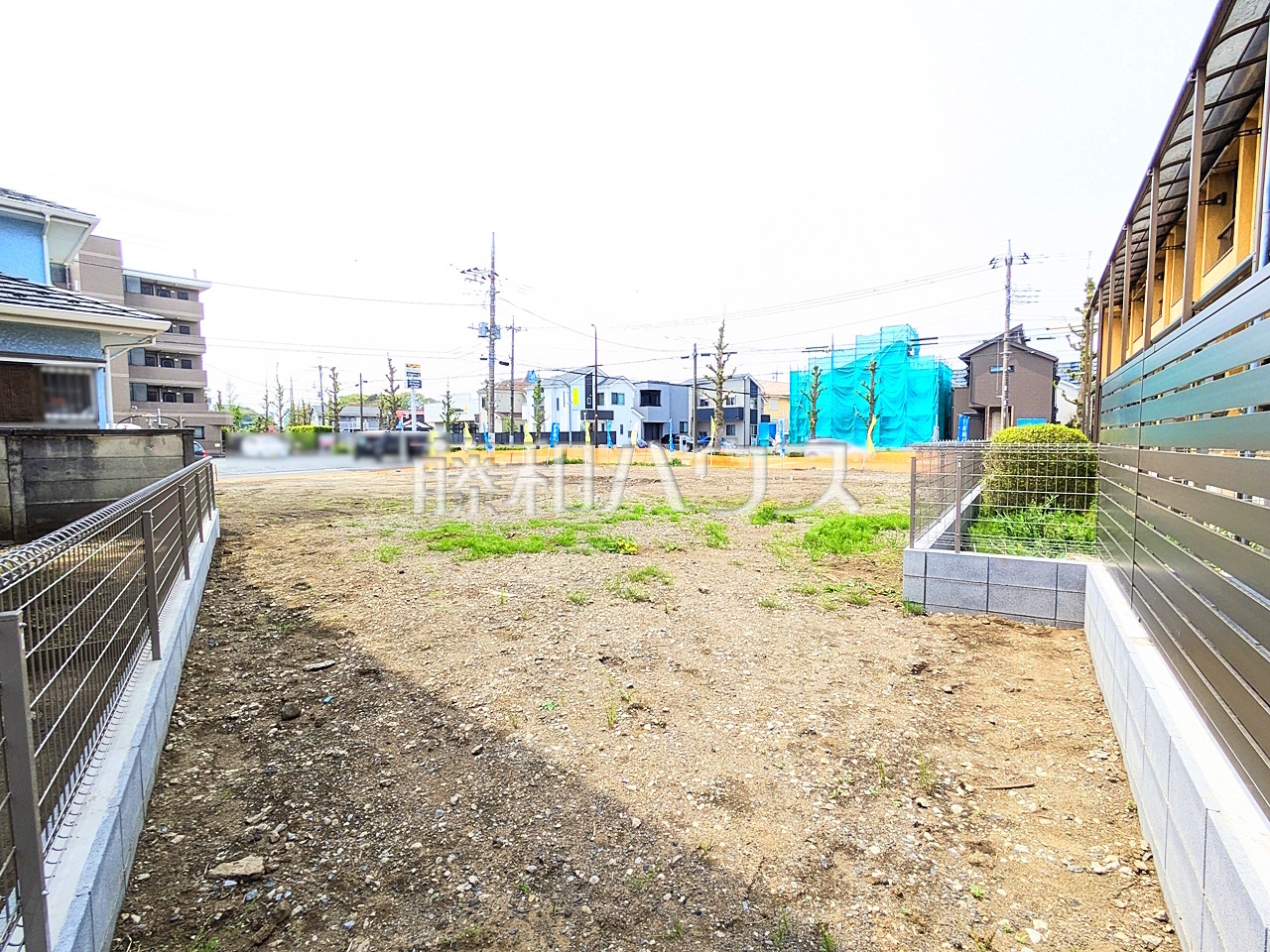 現場風景　【日野市東豊田４丁目】 理想をかなえる自由設計の土地！ぜひ皆様の「こんな家に住みたい！」をお聞かせ下さい。 ／撮影日：2025年4月18日