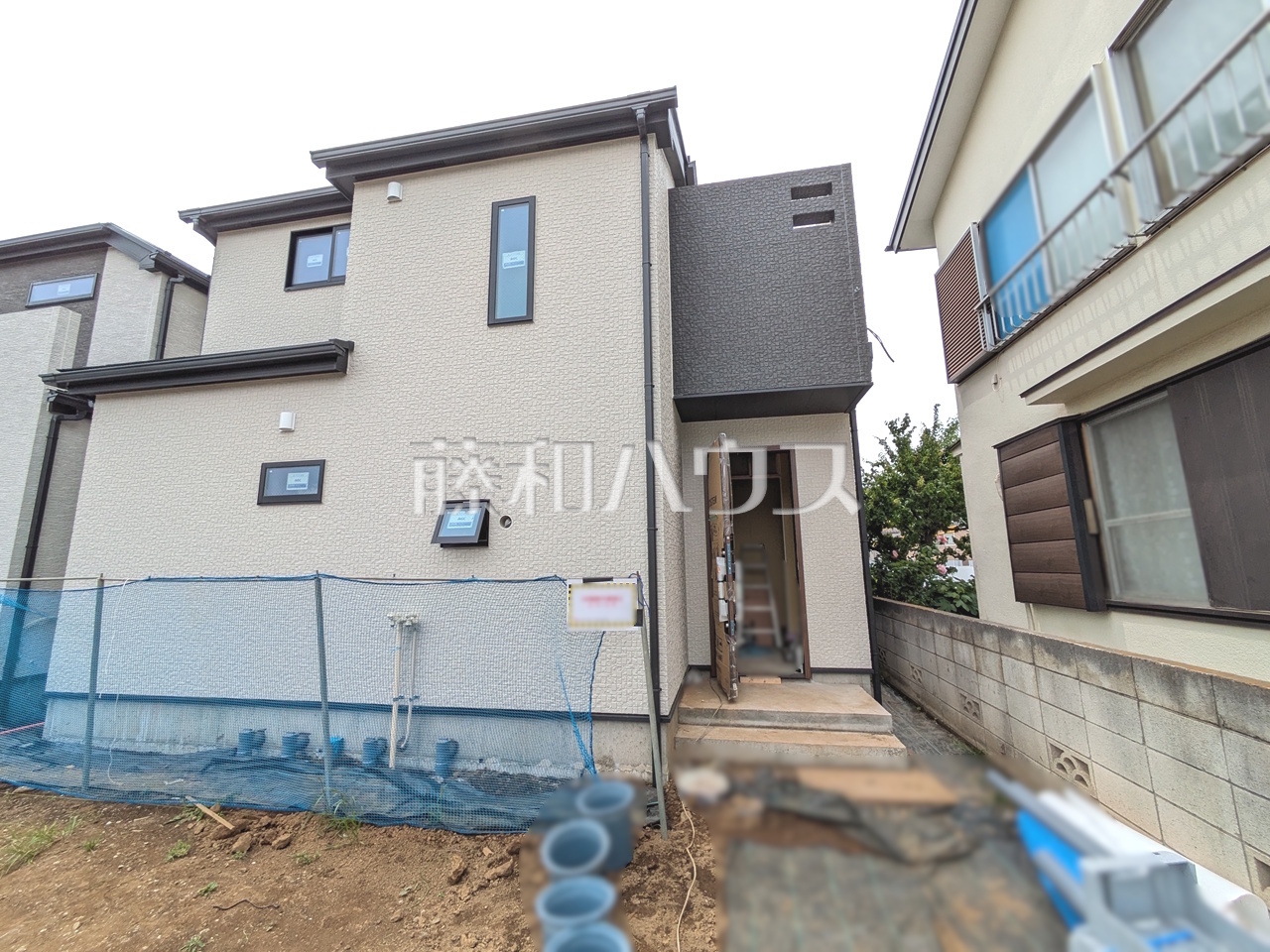 外観　【東村山市諏訪町１丁目】　お探しの物件に出会うためには、早めのご確認をオススメします。未完成の今のうちにぜひお問合せをお待ちしております。／撮影日：2025年5月16日