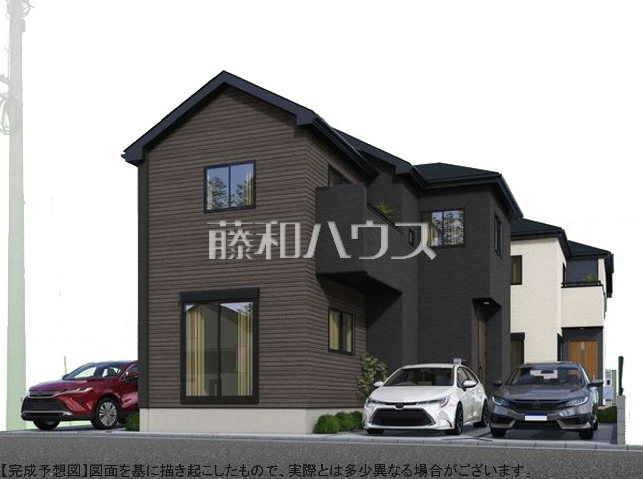 完成予想図（外観）　【練馬区南大泉５丁目】
