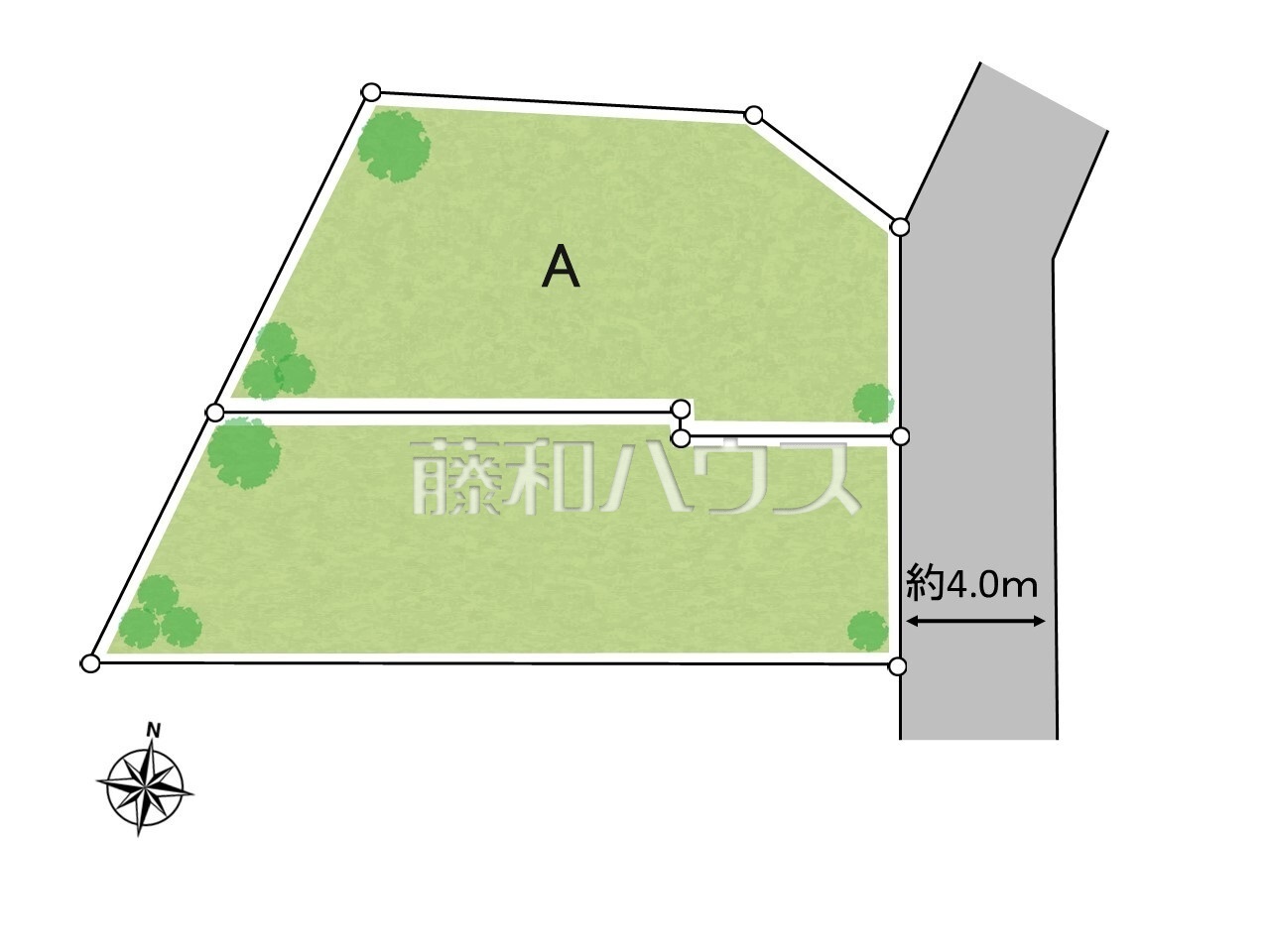 全体区画図　【国分寺市日吉町１丁目】