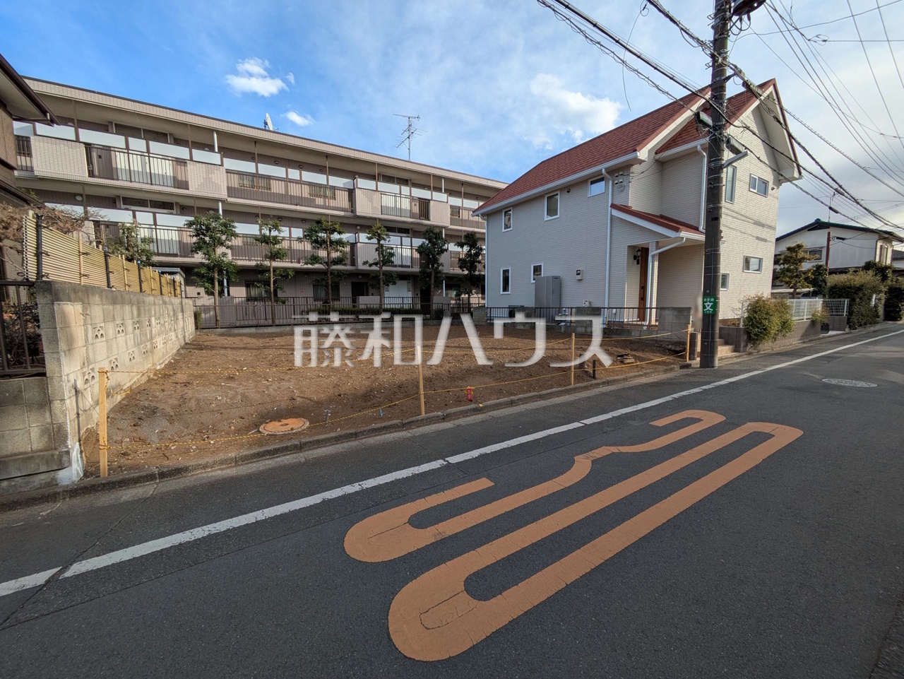 一戸建ての多いエリアのため、静かで落ち着いた雰囲気の街並みです。　【小平市大沼町２丁目】／撮影日：2025年2月20日