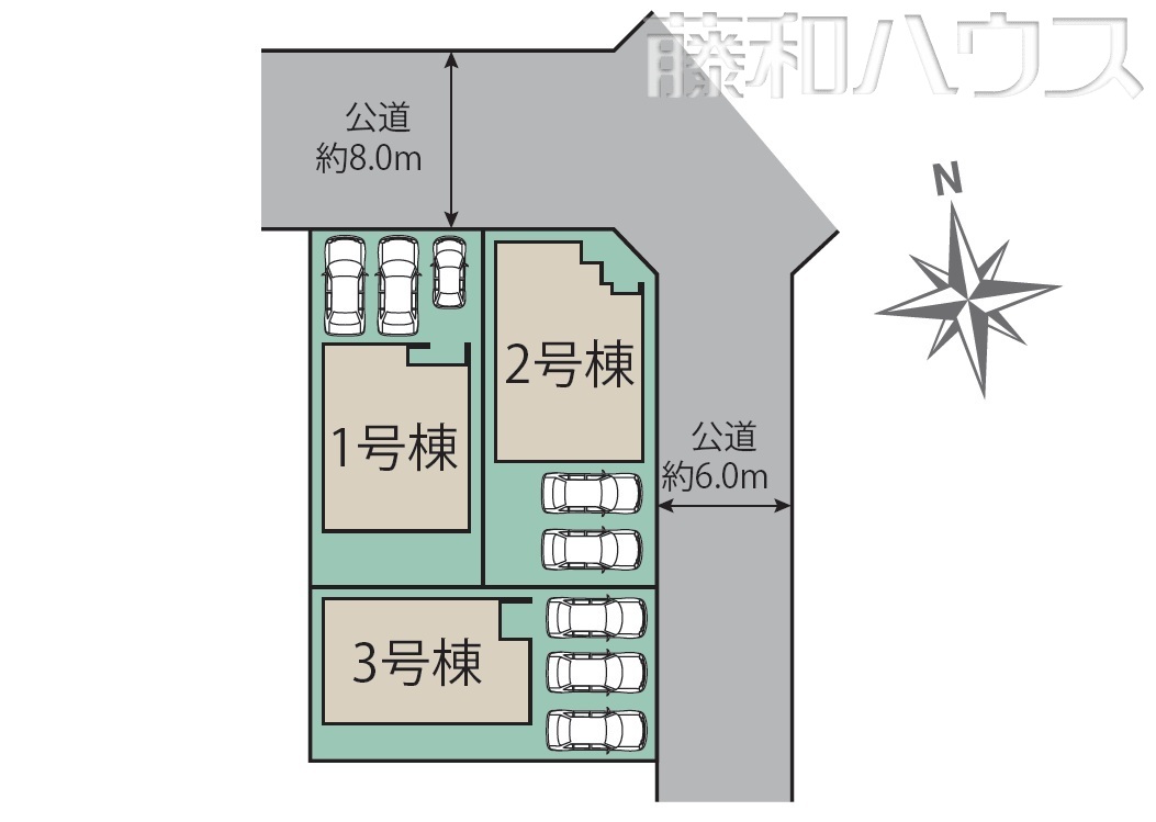 全体区画図　【春日井市中野町２丁目】