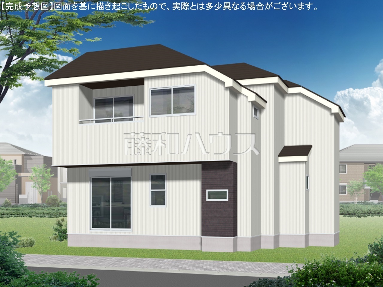 完成予想図（外観）　【練馬区大泉町１丁目】