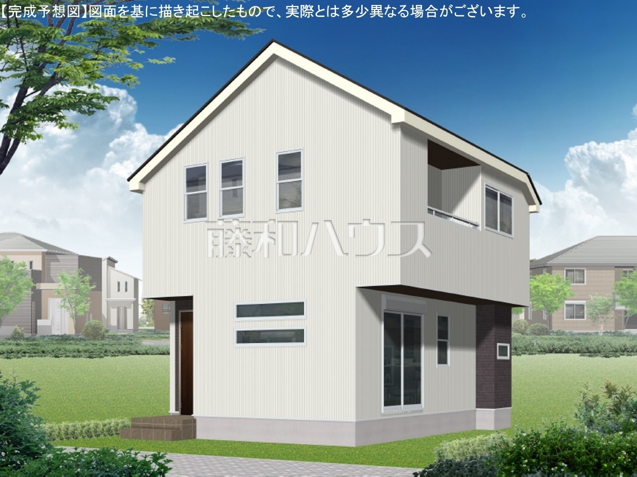 完成予想図（外観）　【練馬区大泉町１丁目】