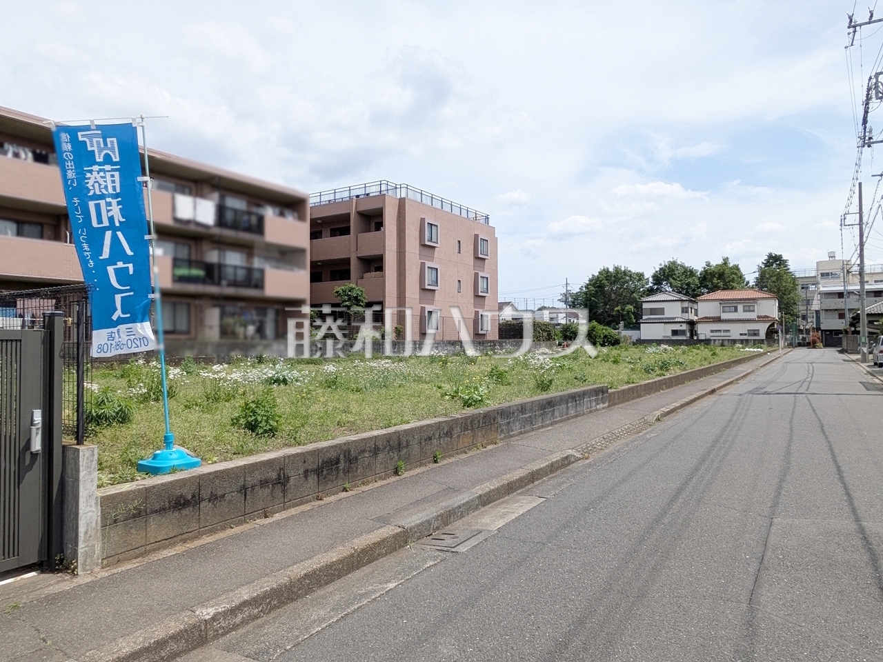 接道状況および現場風景　【三鷹市北野２丁目】／撮影日：2025年5月15日