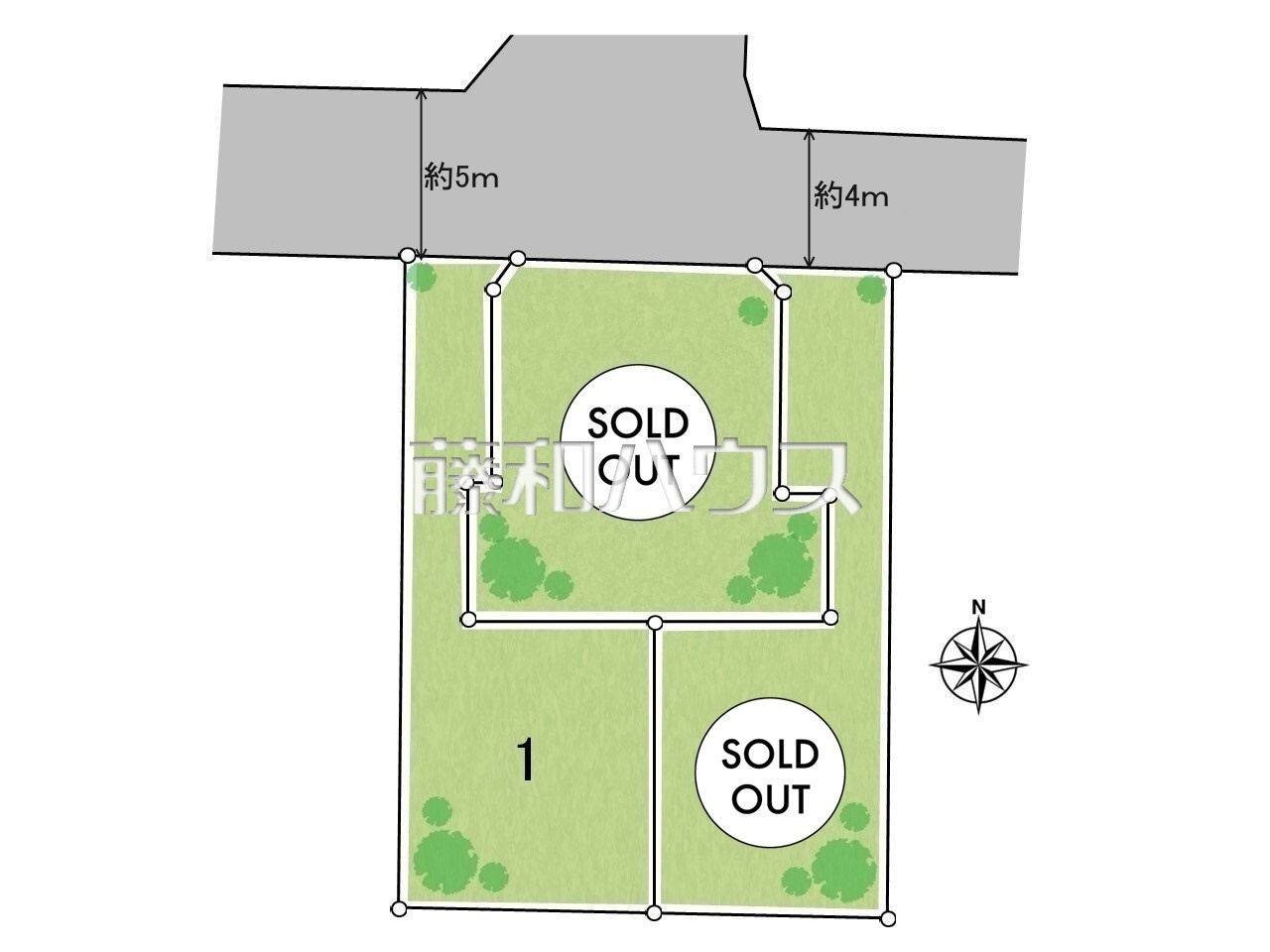 全体区画図 【小平市仲町】 周辺環境はもちろん、日当たりや設備仕様など、実際に行ってみないと分からないことも多くございます。営業担当がご案内いたしますので、お気軽にお問い合わせください。