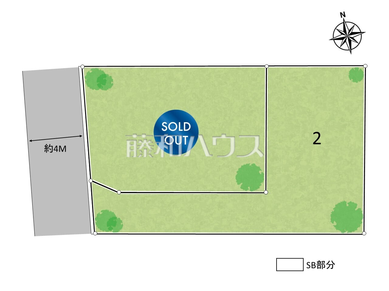 全体区画図 【立川市柏町3丁目】