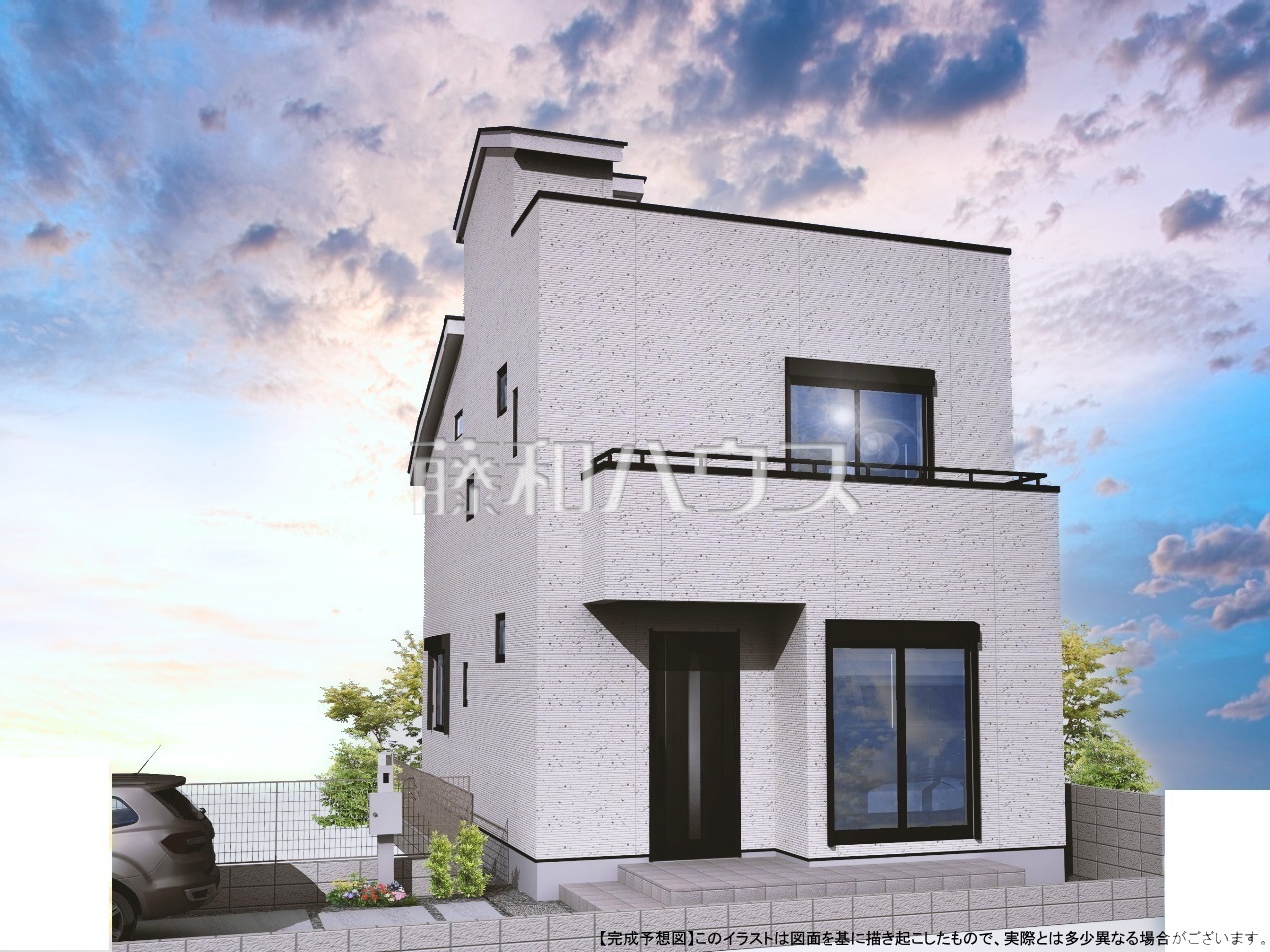 完成予想図(外観) 【立川市柏町3丁目】