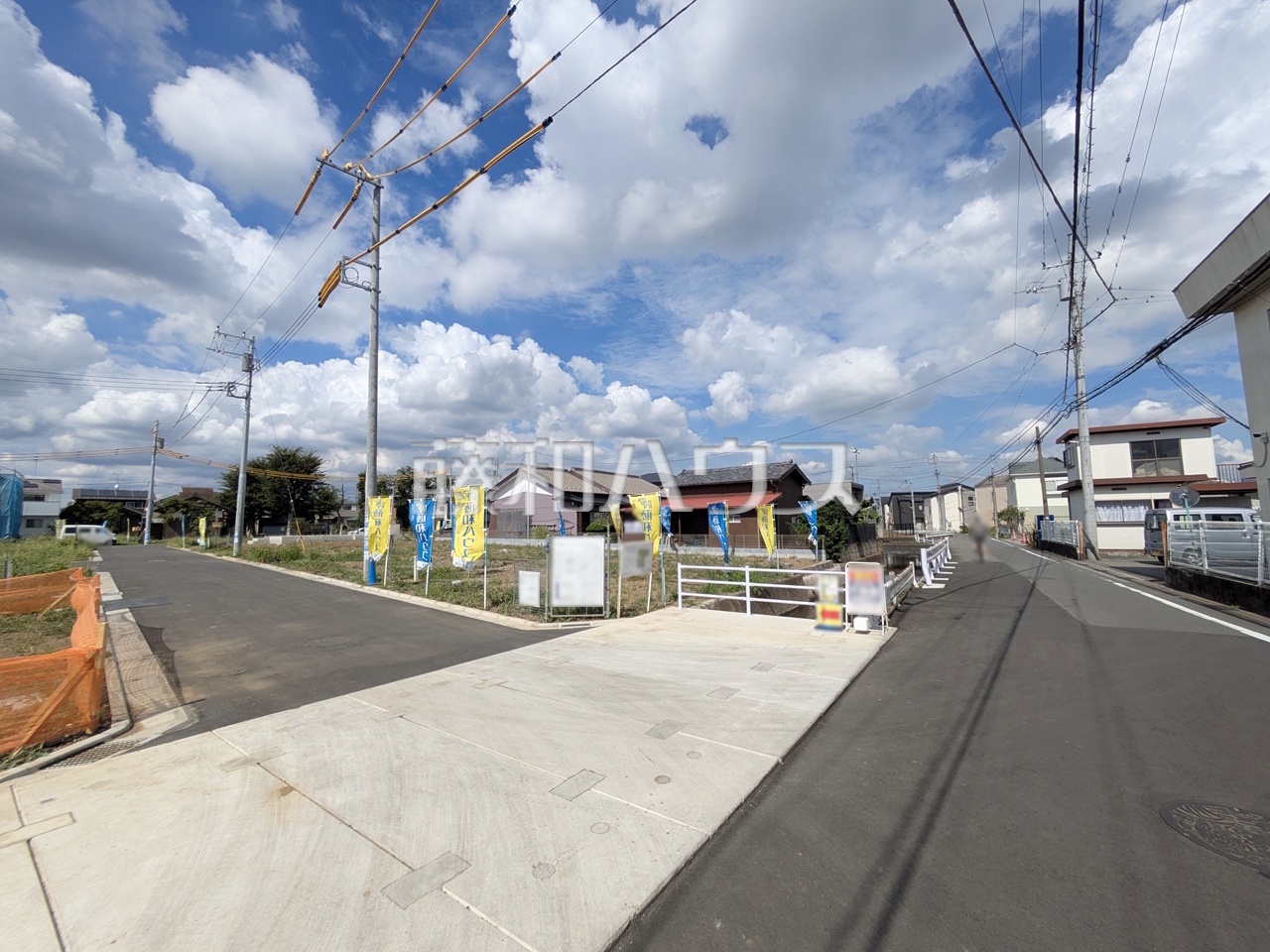 接道状況および現場風景 【日野市大字上田】/撮影日:2026年8月6日