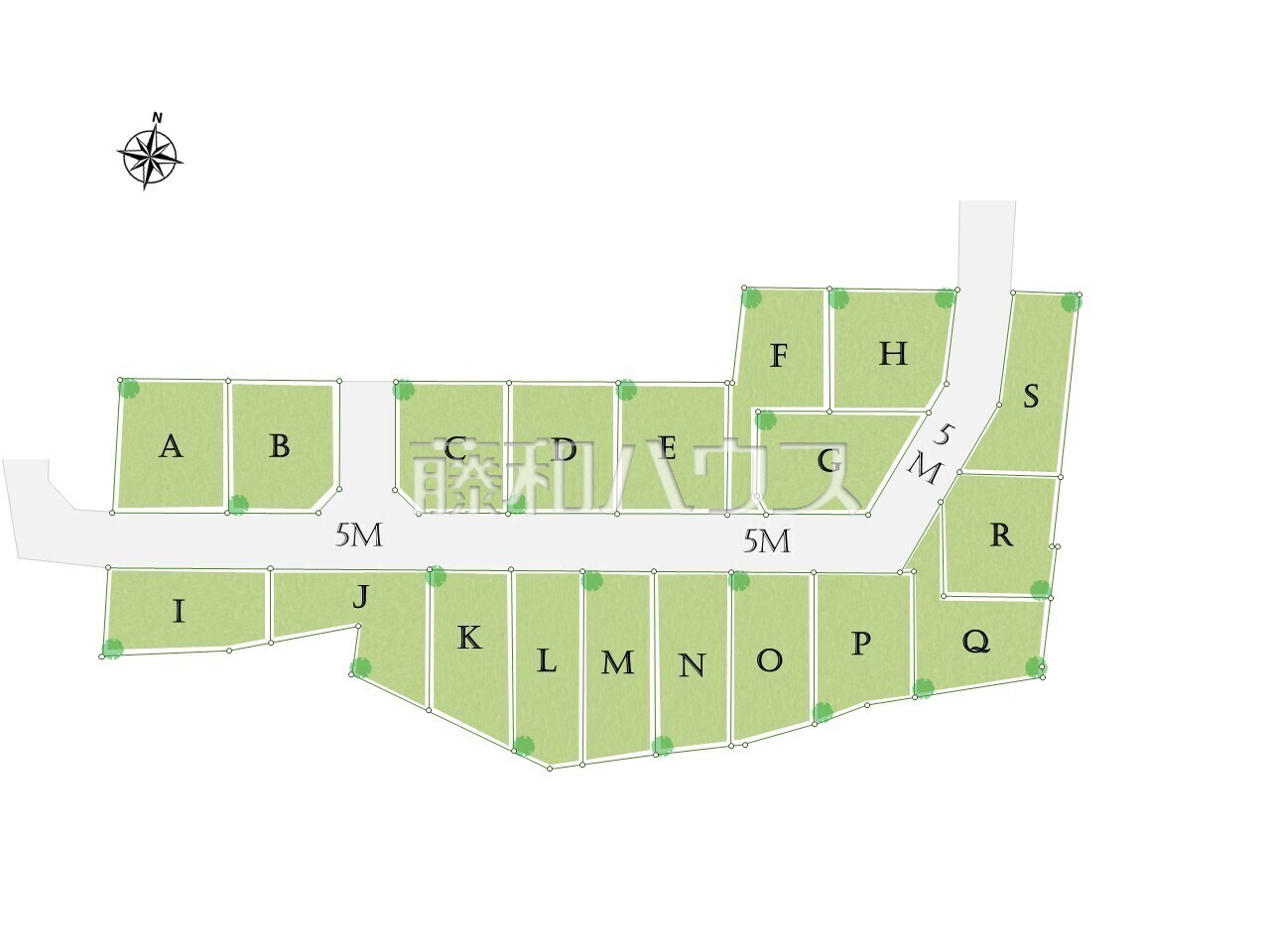 ≪全体区画図≫物件の事、諸費用の事など、小さな疑問もお気軽にご連絡・ご相談下さい。 【府中市日新町5丁目】