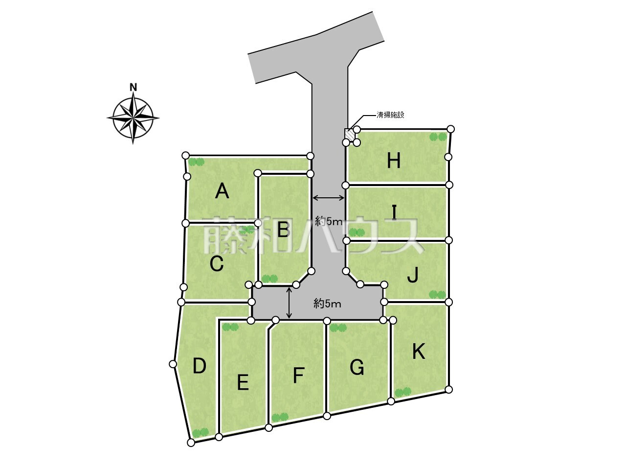 全体区画図 【東大和市狭山4丁目】