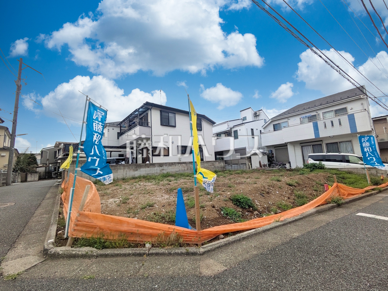 この広々した土地を是非お客様の目で確認してください♪お客様のご予算に合わせたプランをご提案致します、お気軽にご相談下さい。 【練馬区大泉学園町5丁目】/撮影日:2026年4月6日