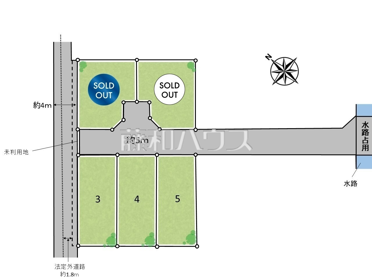 全体区画図 【日野市東豊田1丁目】