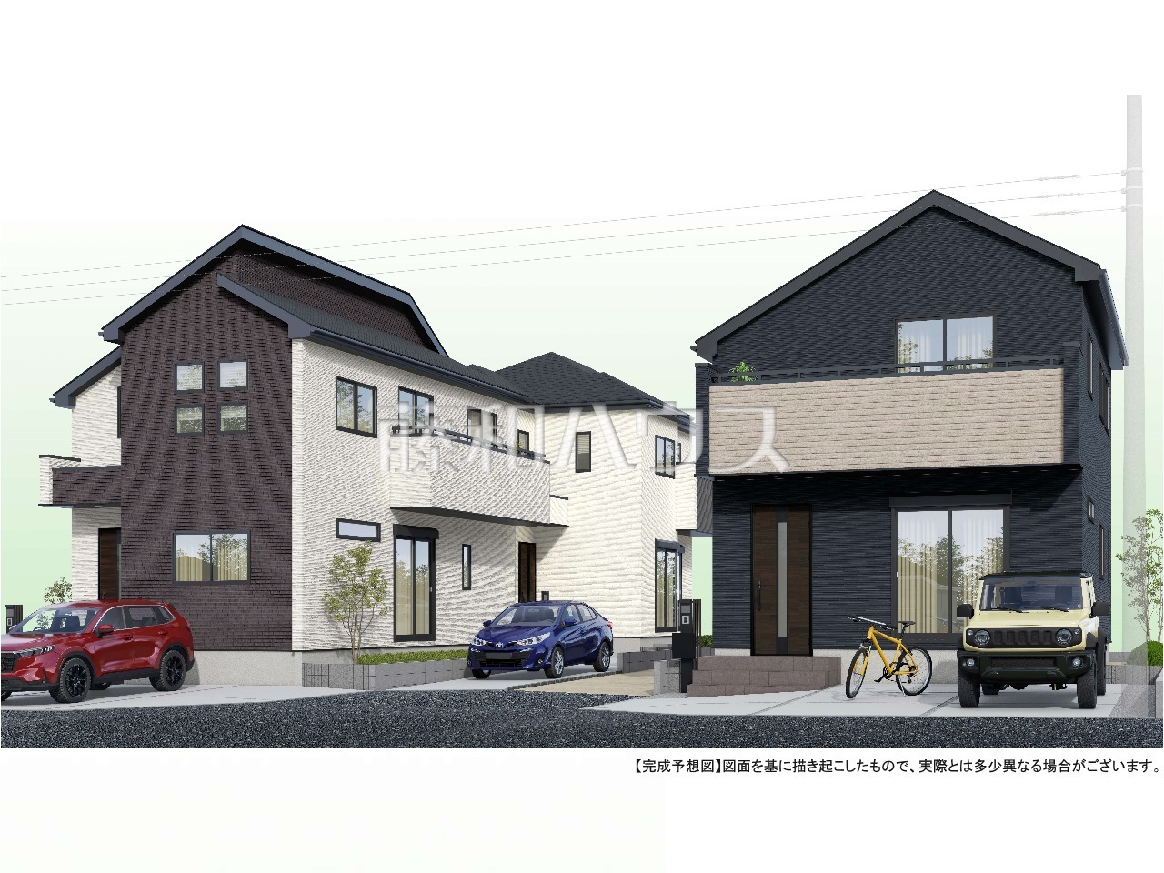 12・13・15号棟完成予想図(外観) 【小平市小川町2丁目】