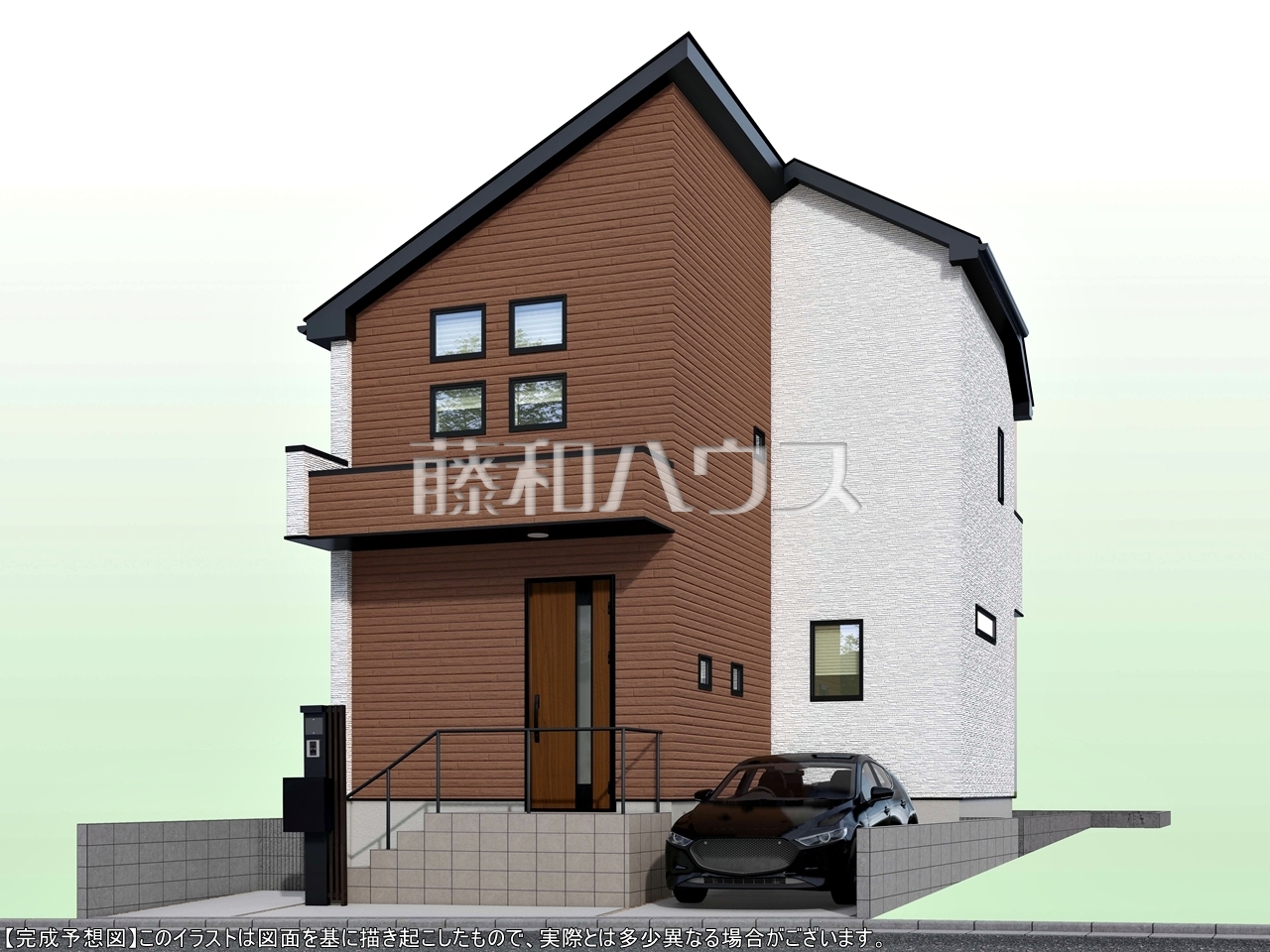 ≪完成予想図(外観)≫建物のプレゼンをさせていただきますので、実際の完成イメージを思い描いていただくことができます。お気軽にお問合せ下さい。 【調布市深大寺東町6丁目】