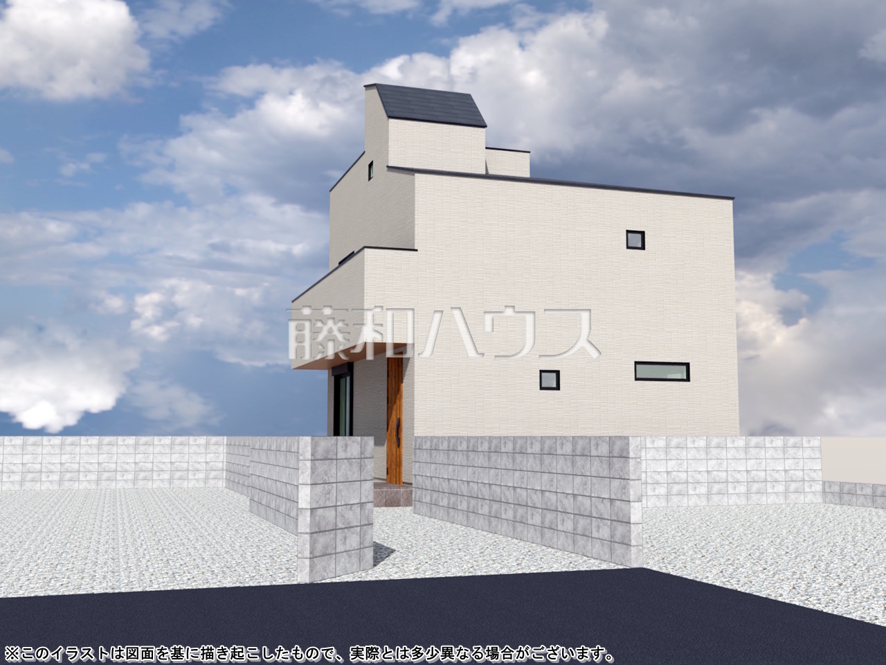 完成予想図(外観) 【日野市東豊田3丁目】
