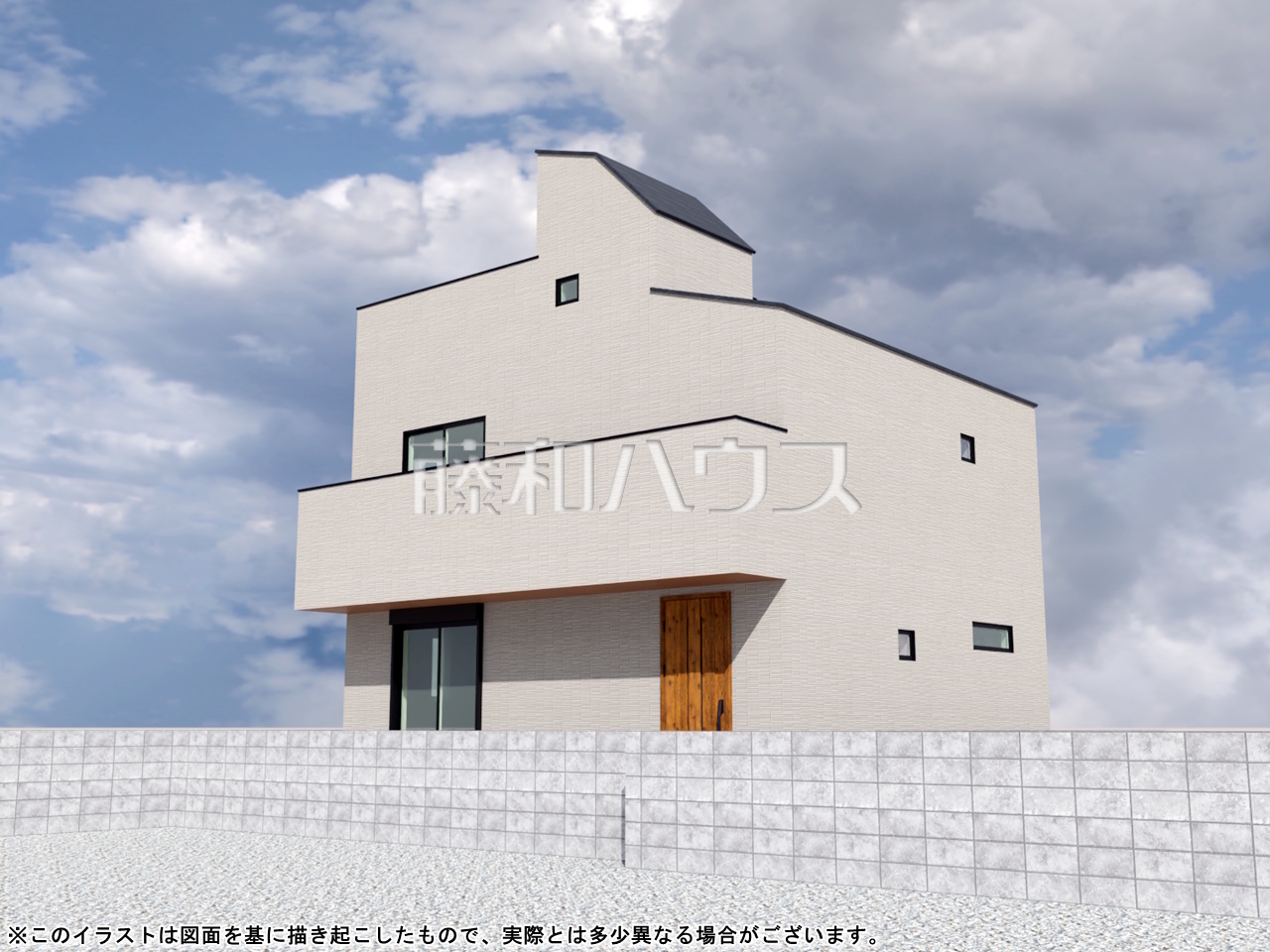 完成予想図(外観) 【日野市東豊田3丁目】