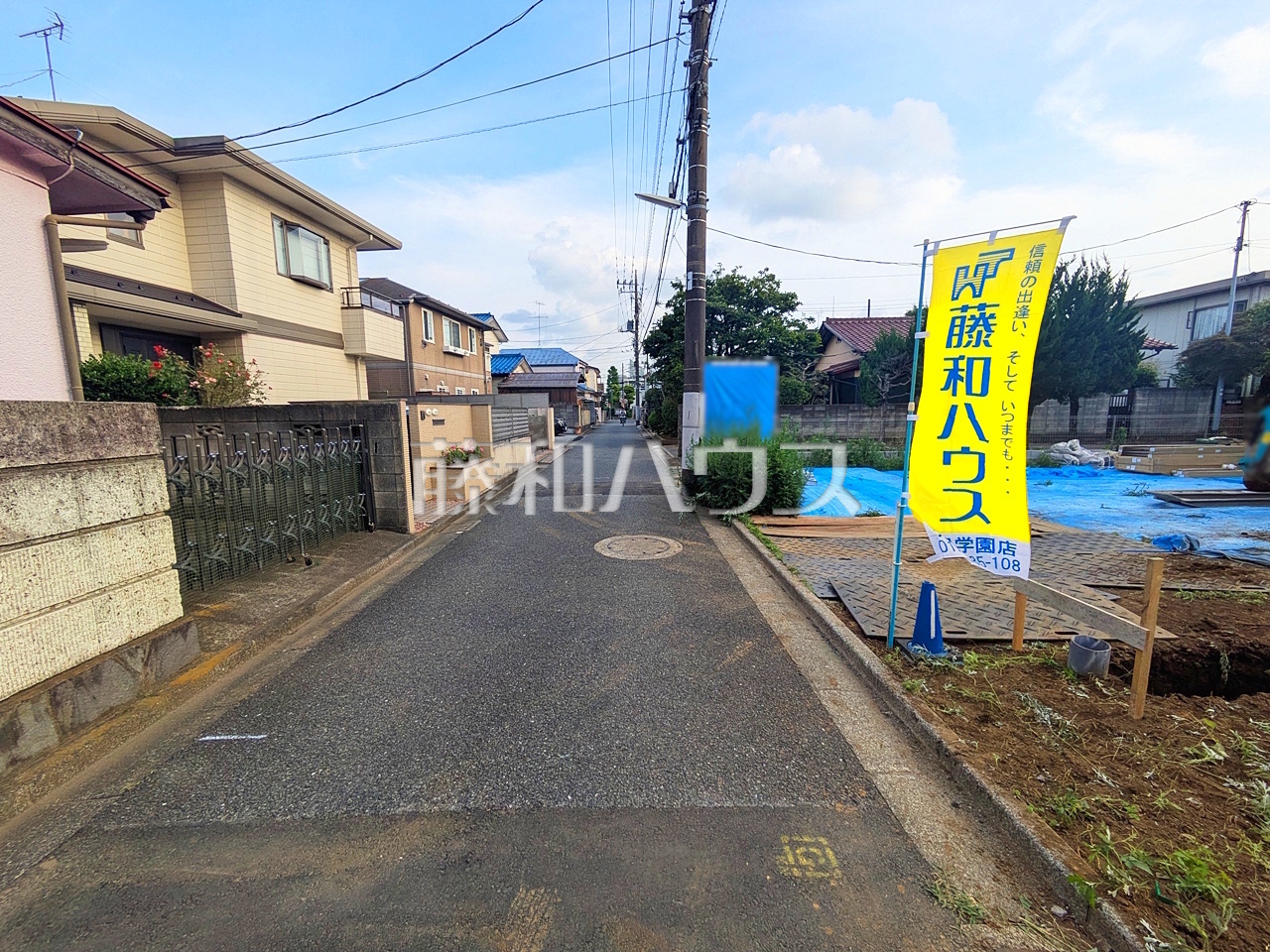 接道状況および現場風景 【練馬区土支田3丁目】/撮影日:2026年6月19日