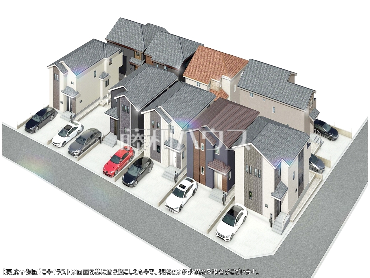 完成予想図(外観) 【調布市佐須町5丁目】