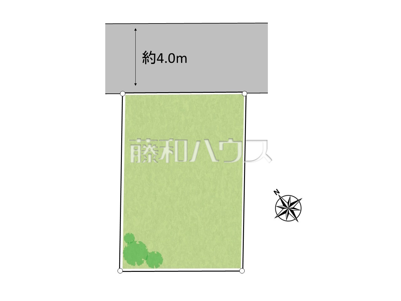全体区画図 【西東京市富士町4丁目】