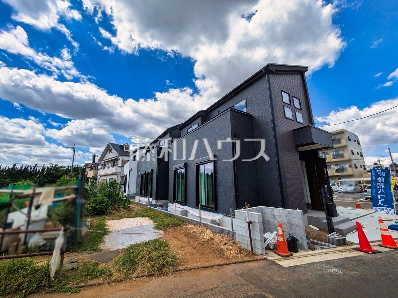 現場風景 【新座市石神3丁目】 見学はしたいけど、なかなか時間が取れない・・・そんな方に出勤前や仕事終わりにマイホームを見学できるサポートをいたします。 /撮影日:2026年8月8日