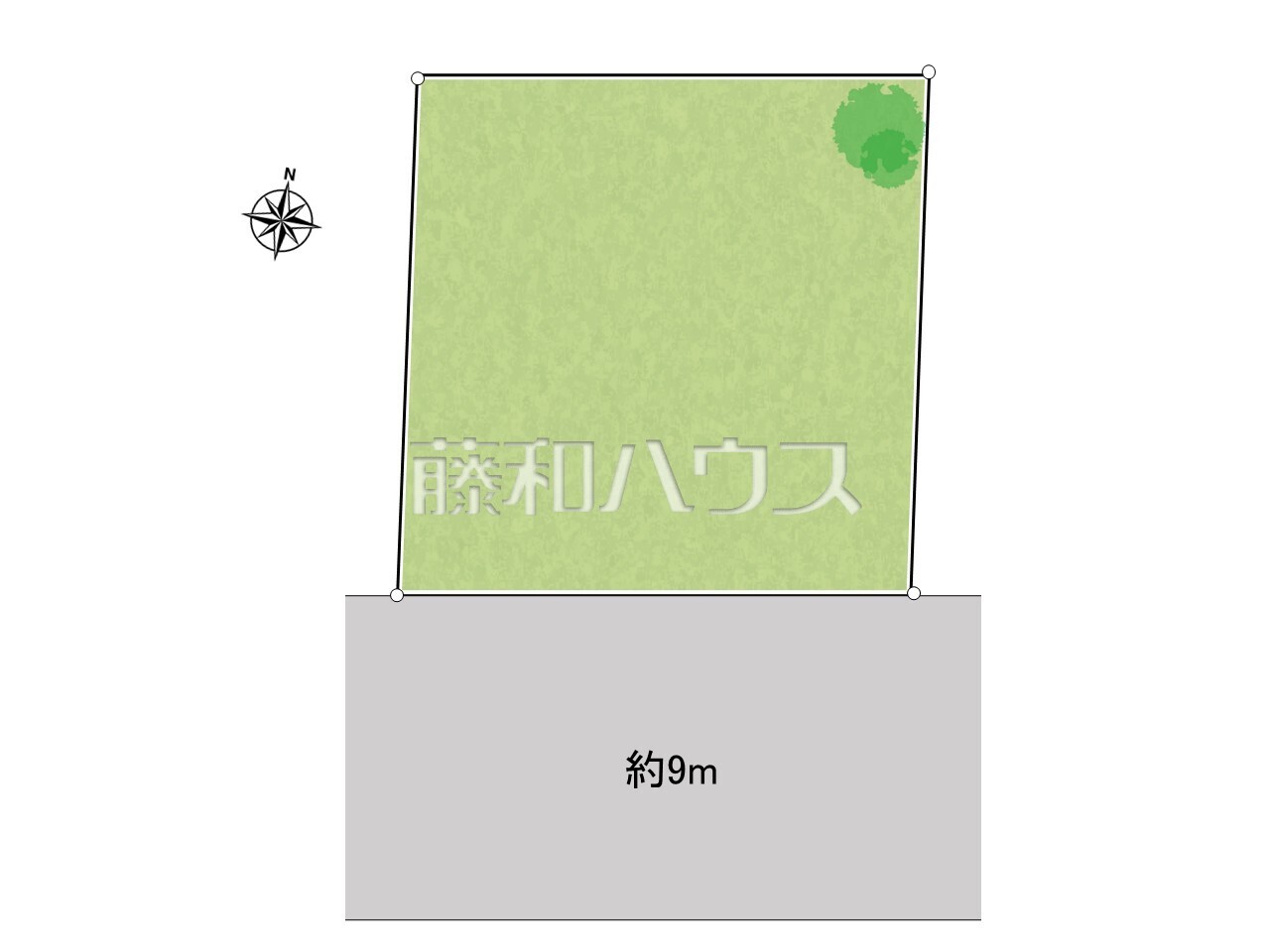 全体区画図 【八王子市北野台3丁目】