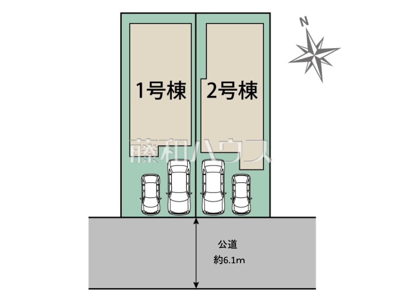 全体区画図 【日野市日野本町5丁目】