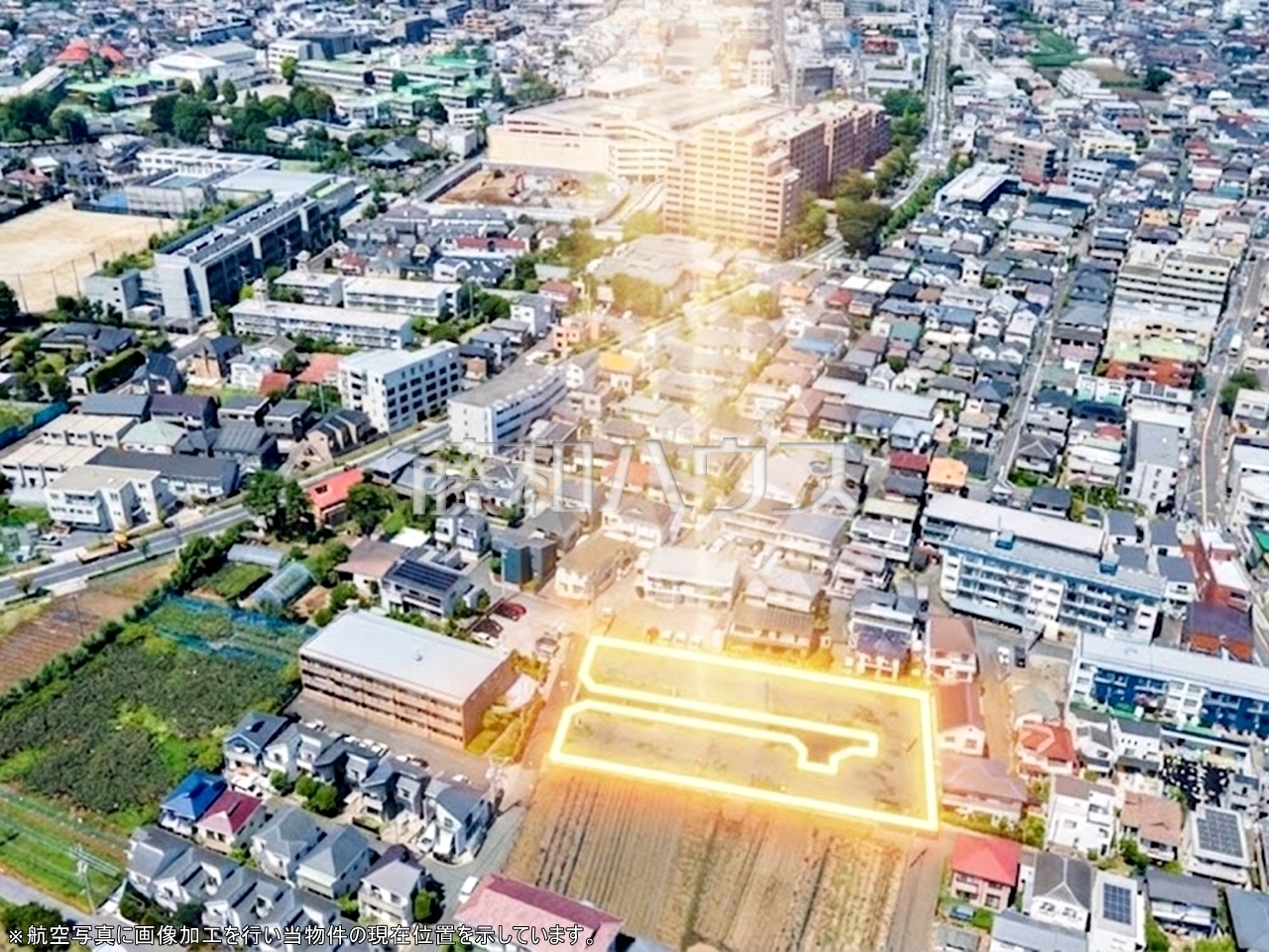 航空写真 【調布市若葉町2丁目】