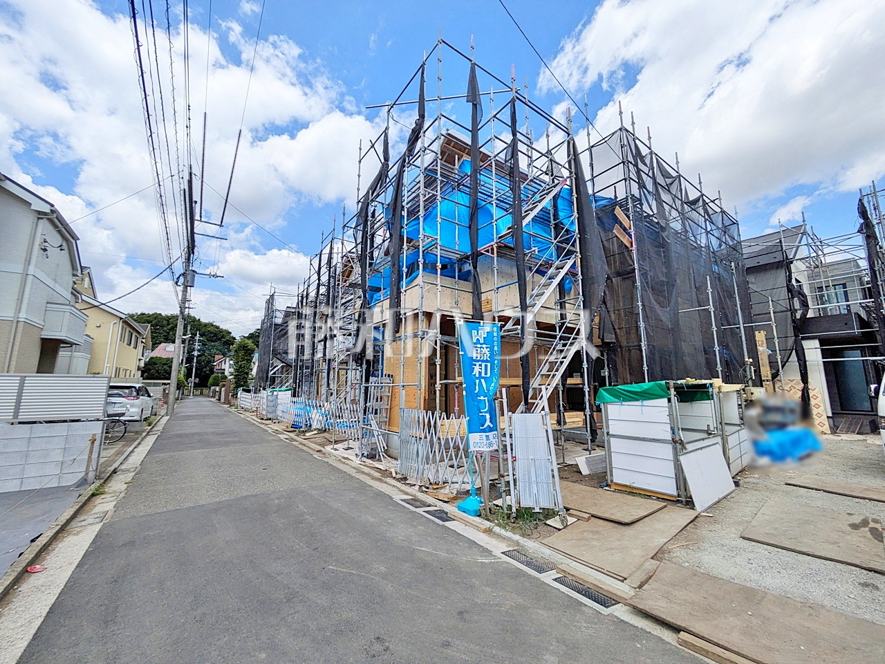 接道状況および現場風景 【武蔵野市桜堤3丁目】/撮影日:2026年7月19日
