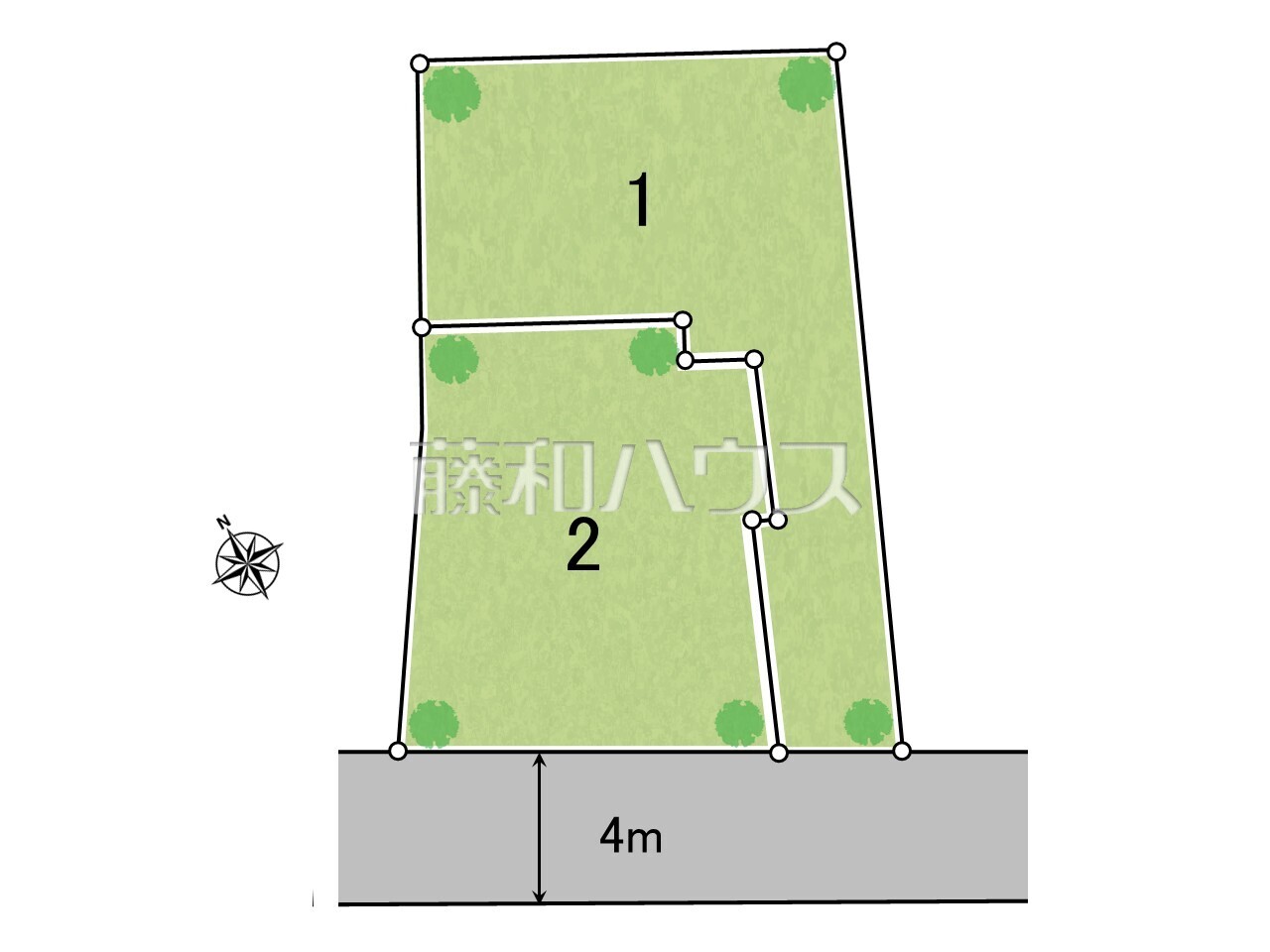 全体区画図 【和光市白子2丁目】