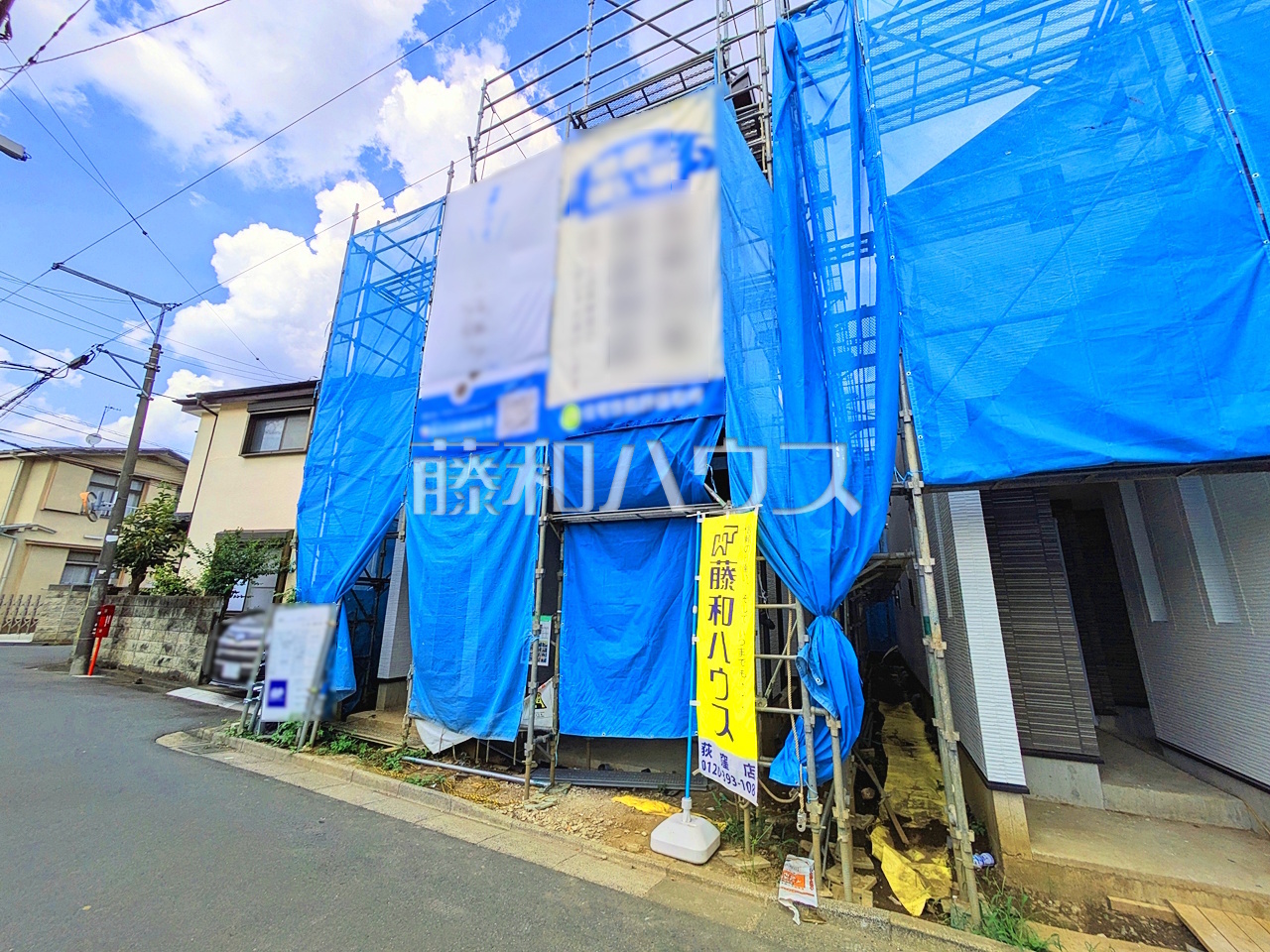 A号棟 外観/現在建築中の物件です!物件の内部構造などは今しか見られません。完成前の状態もご確認ください。是非ご見学のお問合せを! 【杉並区成田東3丁目】/撮影日:2026年8月9日