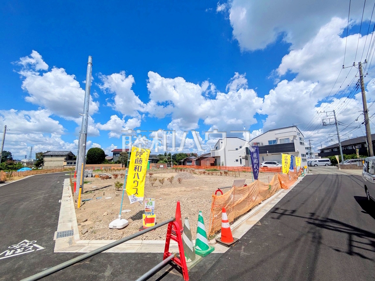 接道状況および現場風景 【府中市四谷3丁目】/撮影日:2026年8月8日