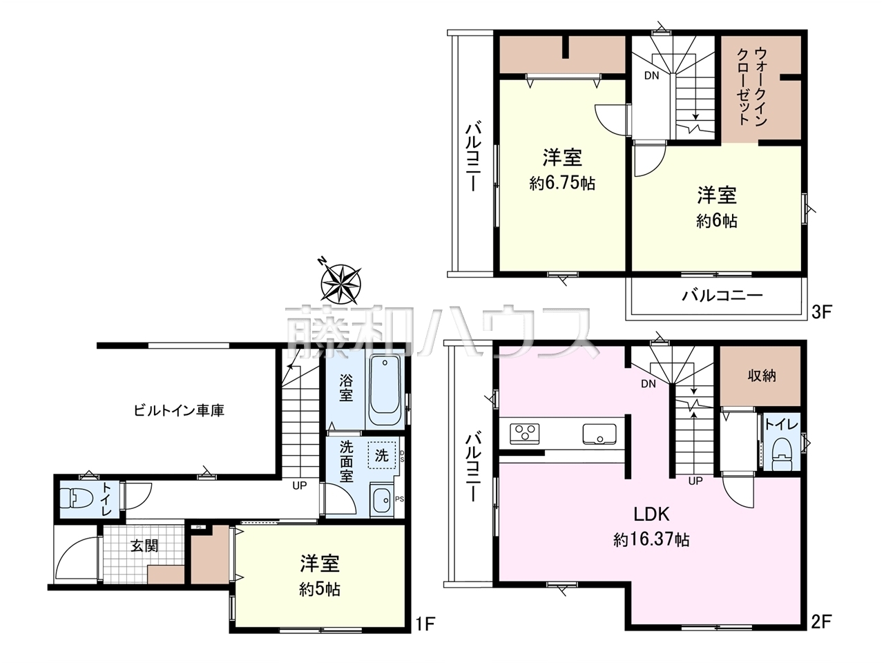 間取り図 【朝霞市膝折町2丁目】