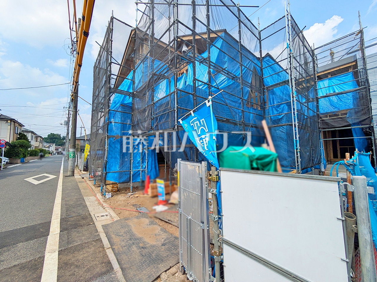 接道状況および現場風景 【練馬区田柄2丁目】/撮影日:2026年7月24日