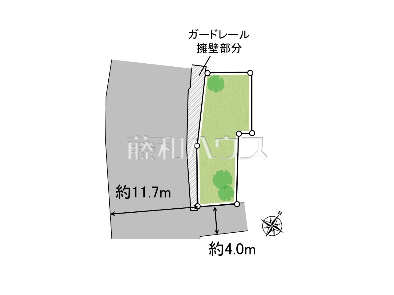 全体区画図 【八王子市廿里町】