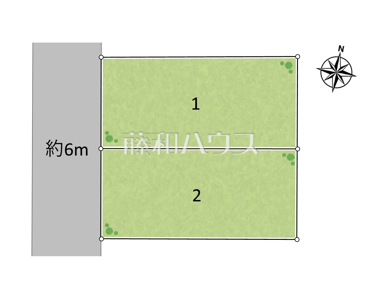 全体区画図 【東大和市南街3丁目】