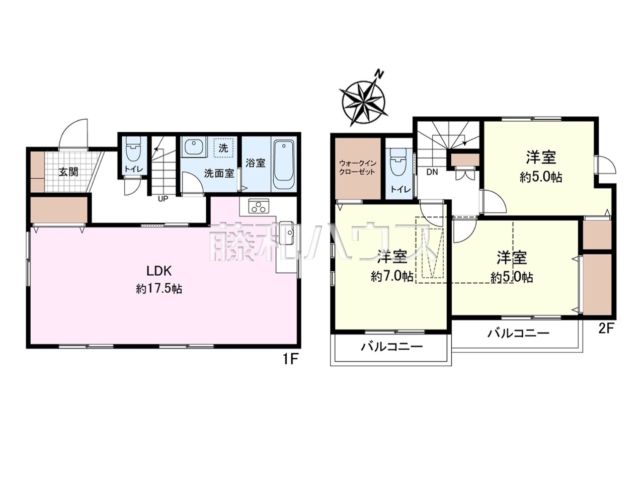 間取図 【清瀬市旭が丘1丁目】