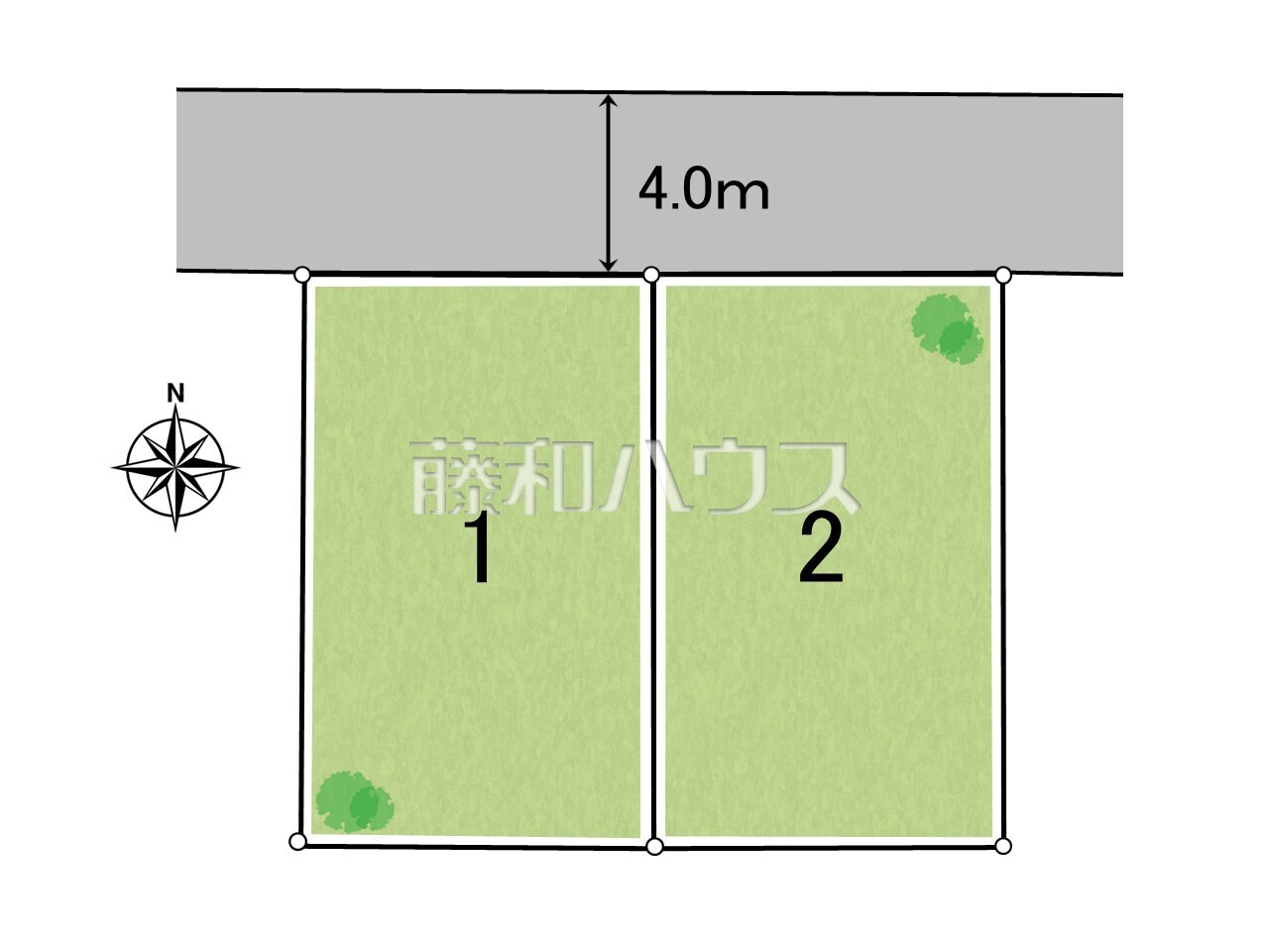 全体区画図 【八王子市富士見町】