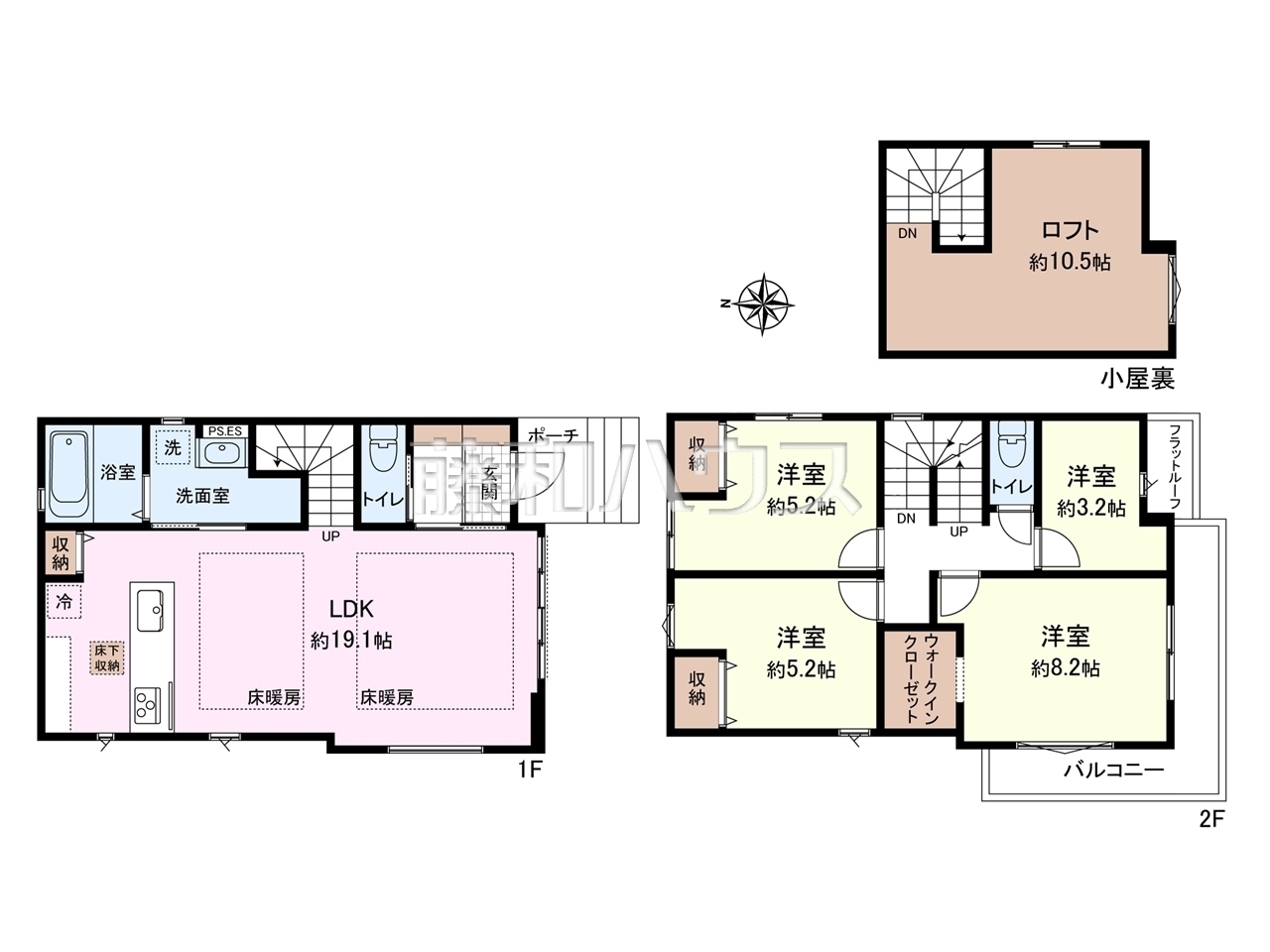 間取図 【武蔵野市境南町1丁目】