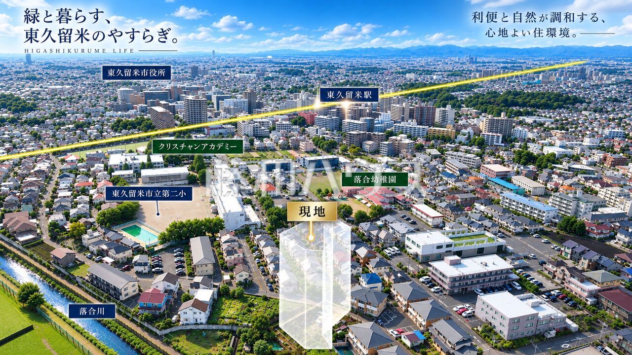 航空写真 【東久留米市新川町1丁目】
