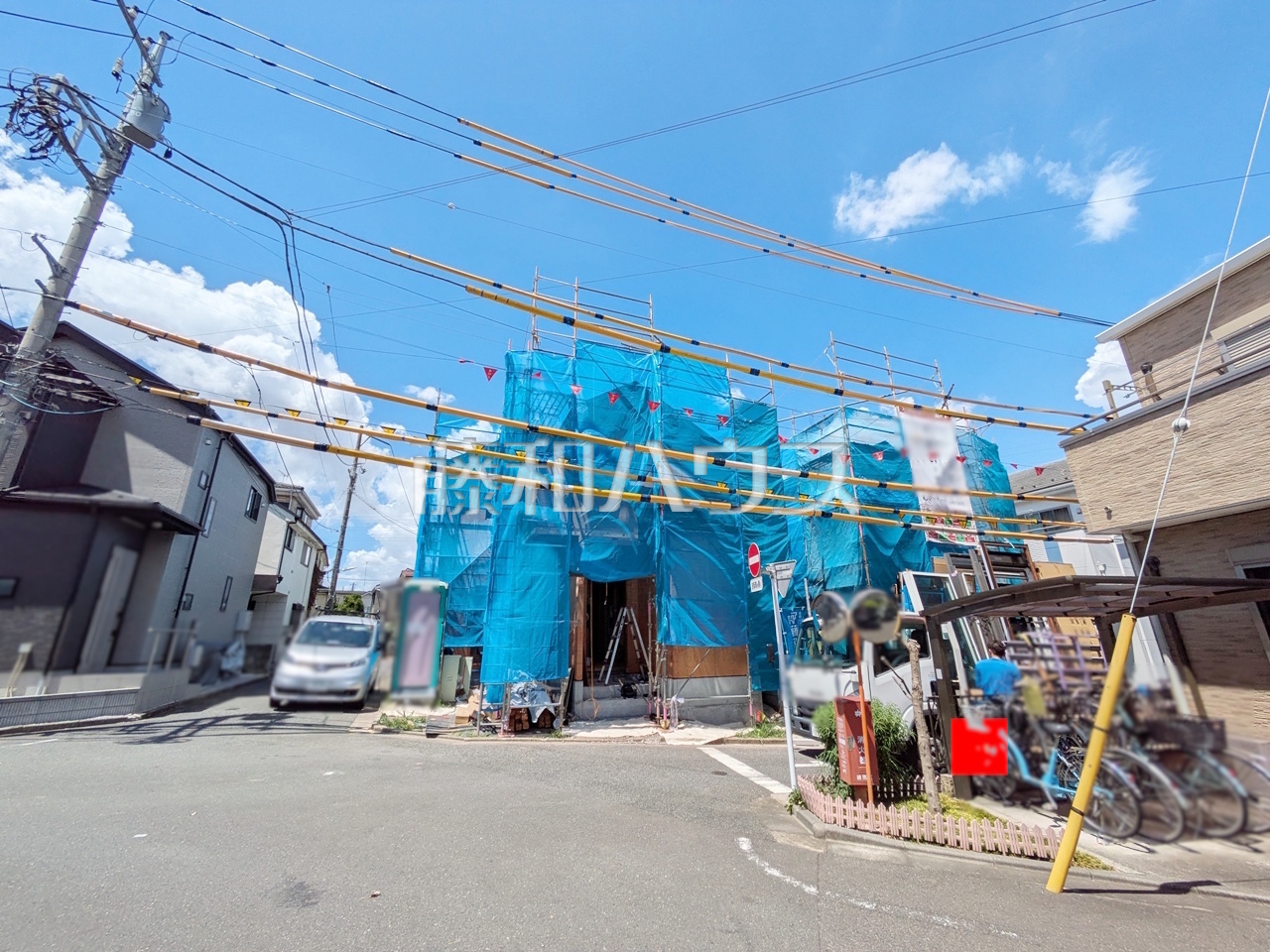 接道状況および現場風景 【練馬区大泉学園町5丁目】/撮影日:2026年8月7日