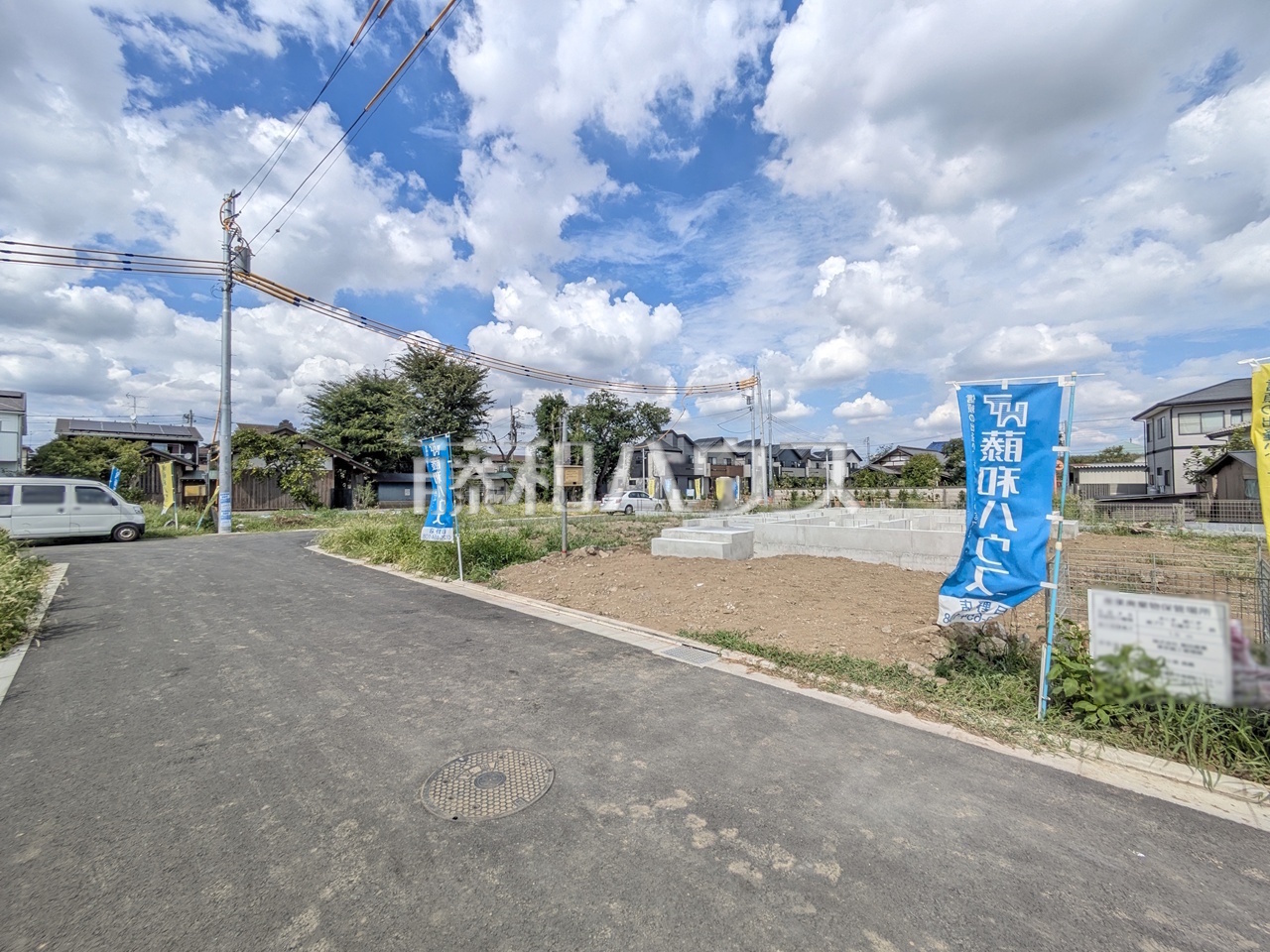 接道状況および現場風景 【日野市大字上田】/撮影日:2026年8月6日