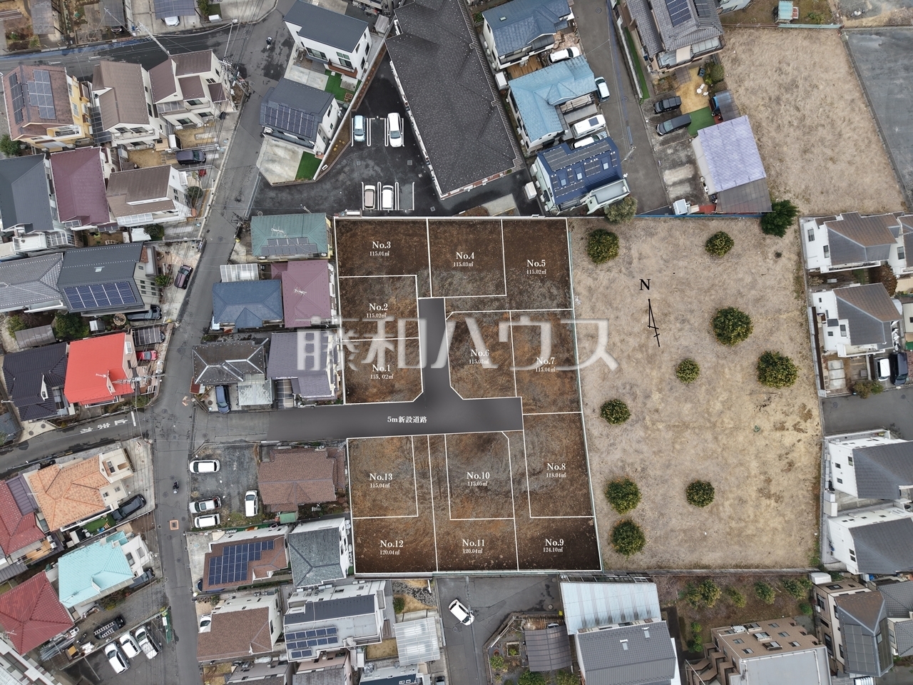 航空写真 【立川市砂川町8丁目】/撮影日:2026年2月17日