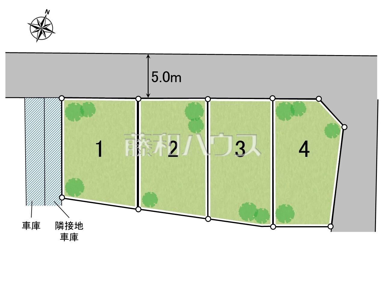 全体区画図 【東久留米市南沢1丁目】西武池袋線「東久留米」駅 徒歩14分!「ひばりヶ丘」駅 徒歩21分!!