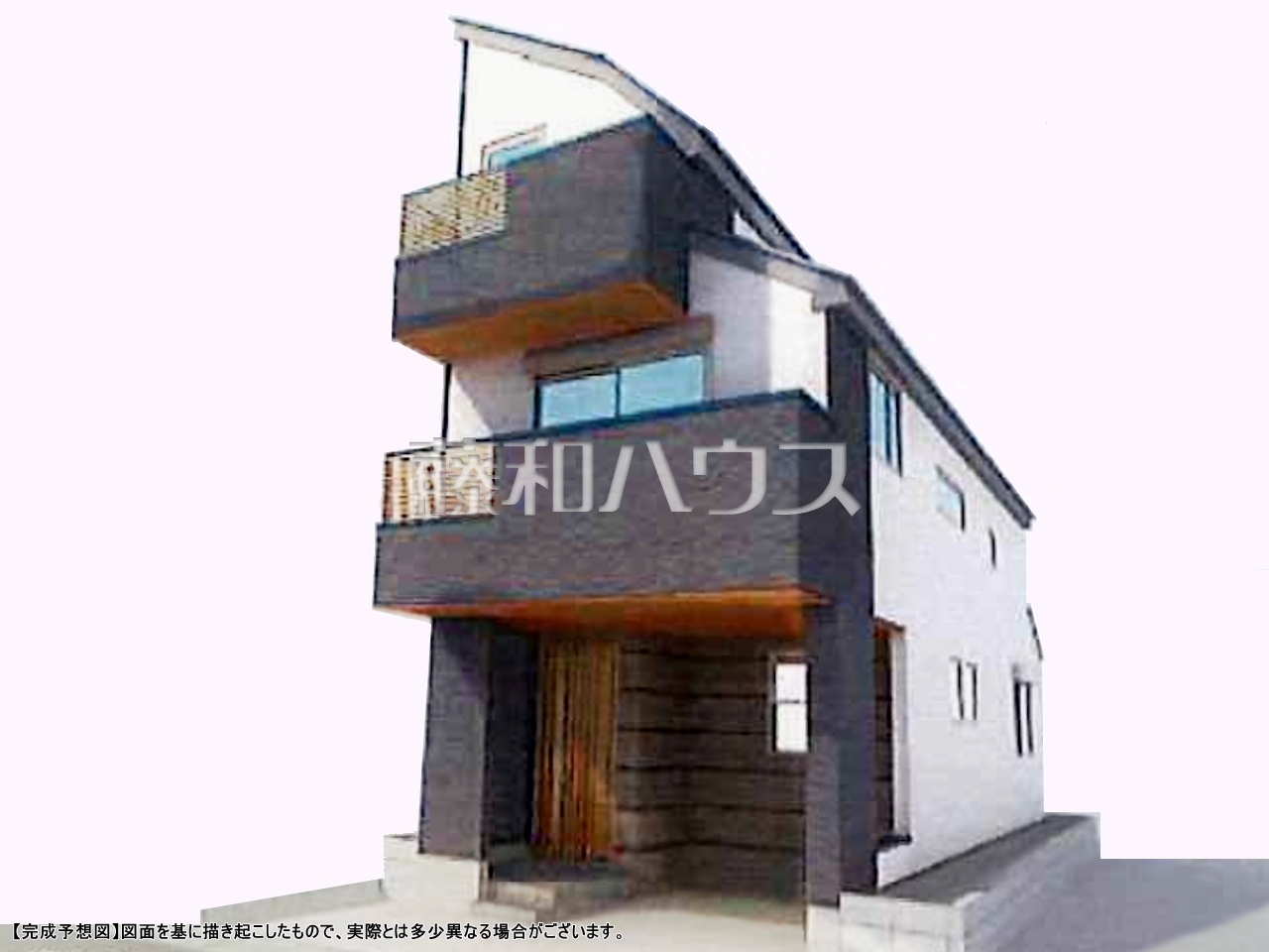 完成予想図(外観) 【中野区白鷺3丁目】