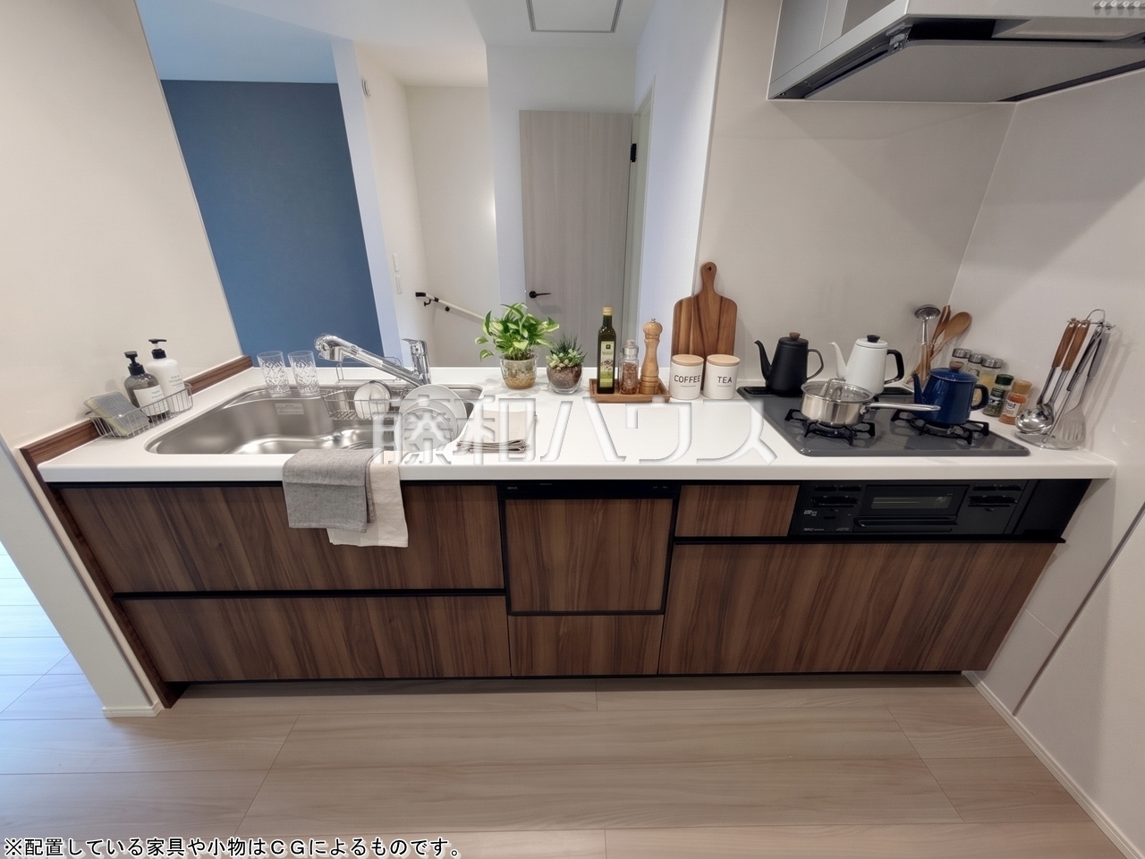 キッチン※配置している家具や小物はCGによるものです。 【練馬区関町南3丁目】/撮影日:2026年7月31日