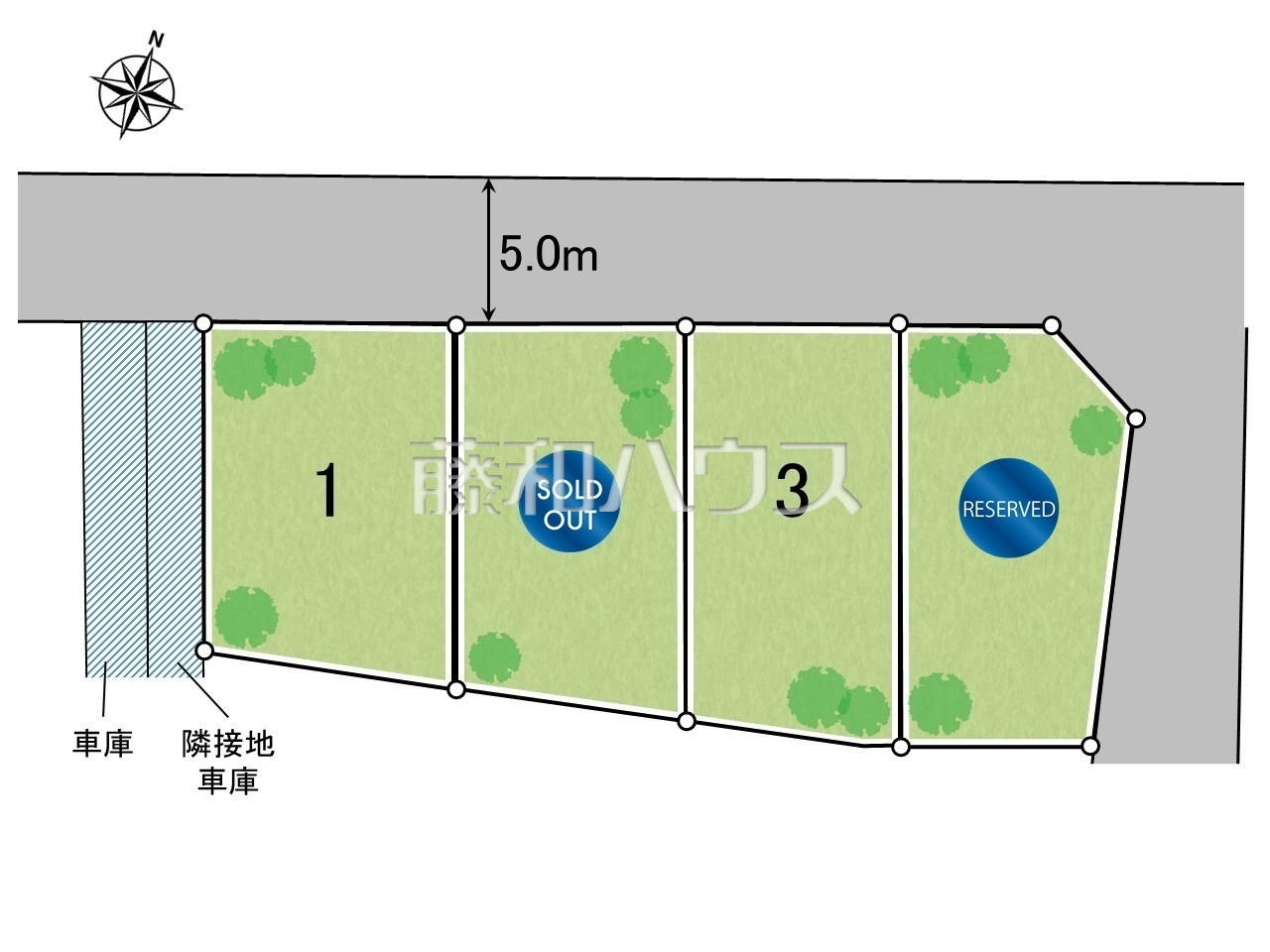 全体区画図 【東久留米市南沢1丁目】西武池袋線「東久留米」駅 徒歩14分!「ひばりヶ丘」駅 徒歩21分!!